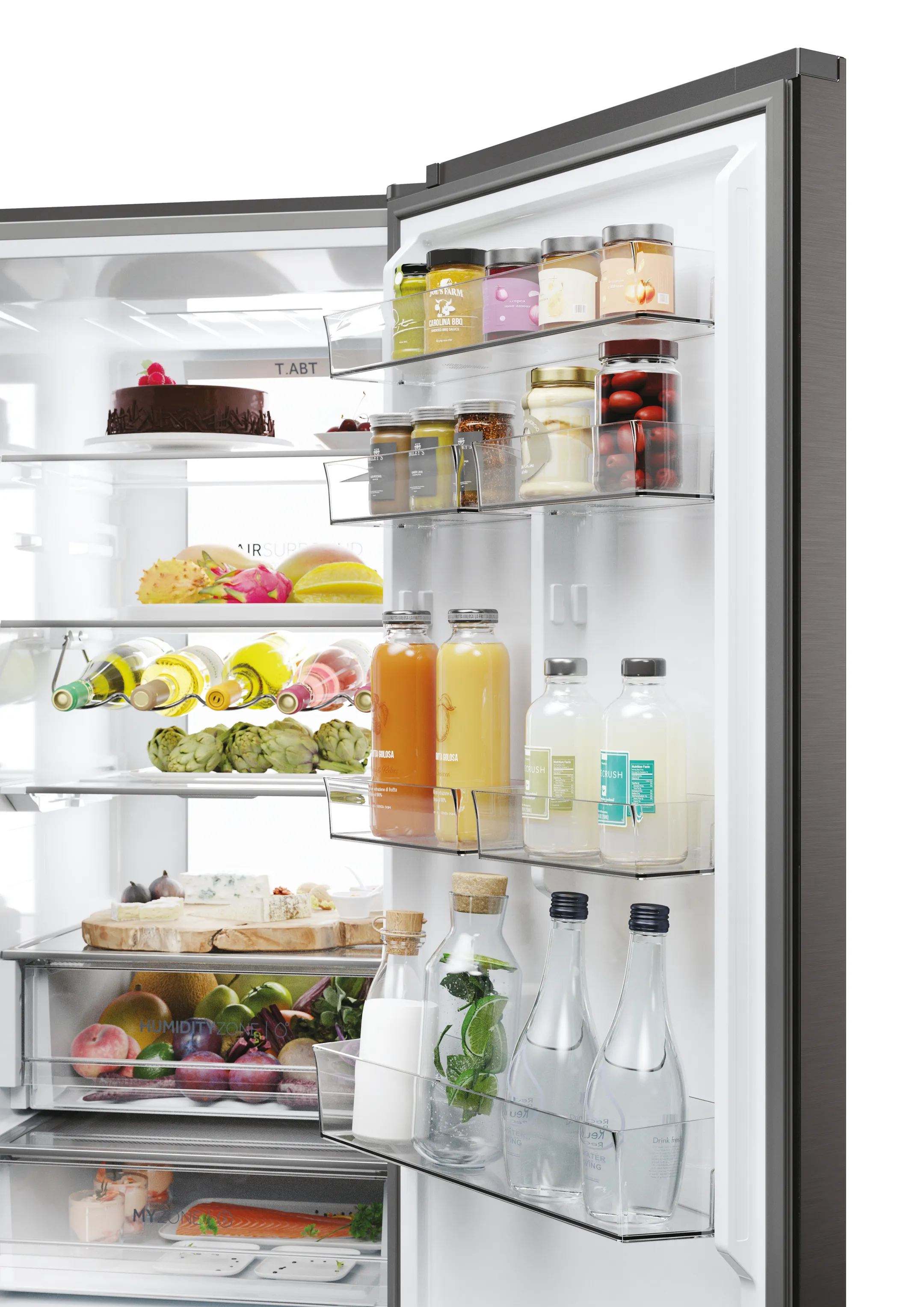 Haier Koelkast met diepvriezer HTW7620CNMP Easy Access image