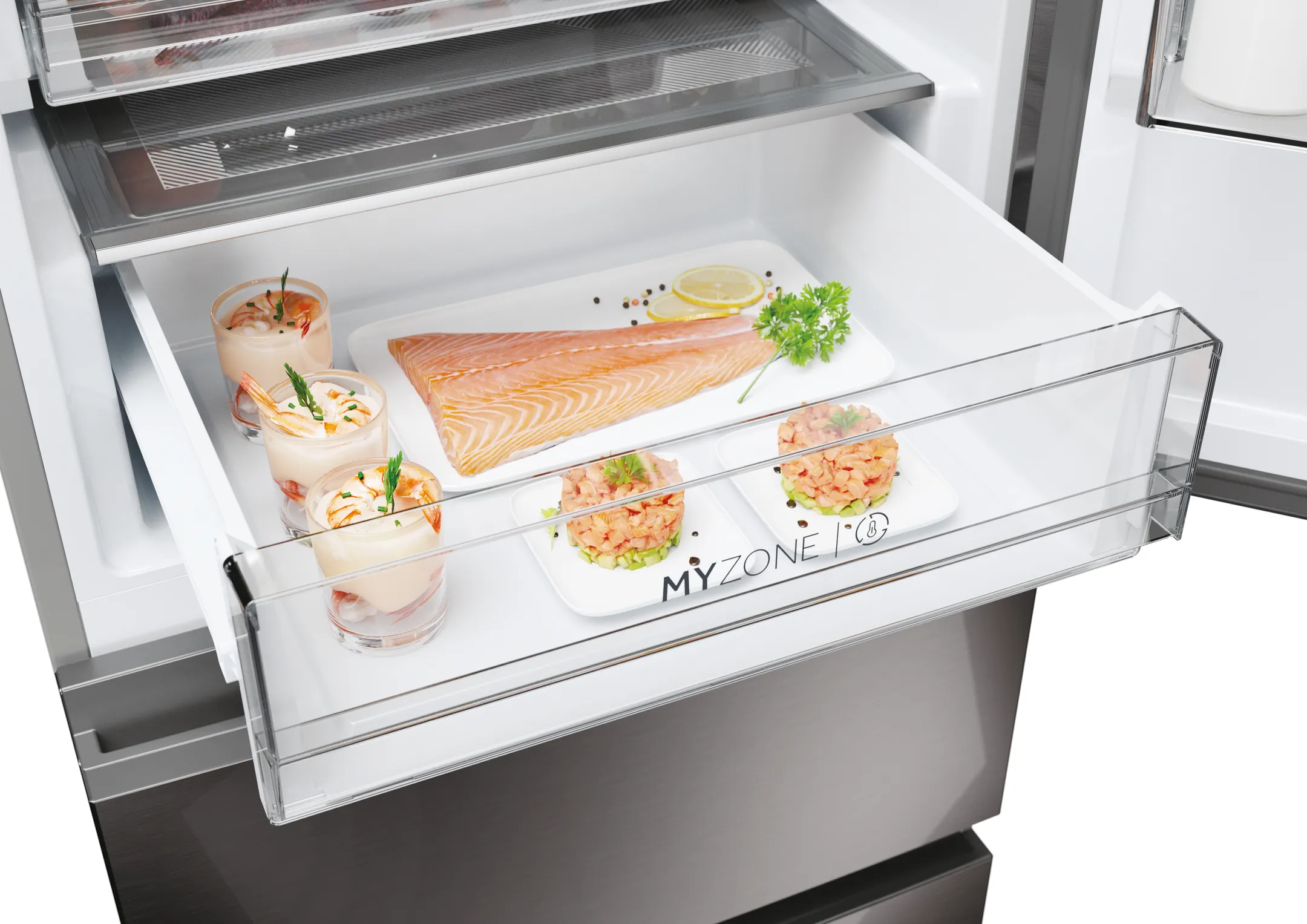 Haier Koelkast met diepvriezer HTW7620CNMP Easy Access image