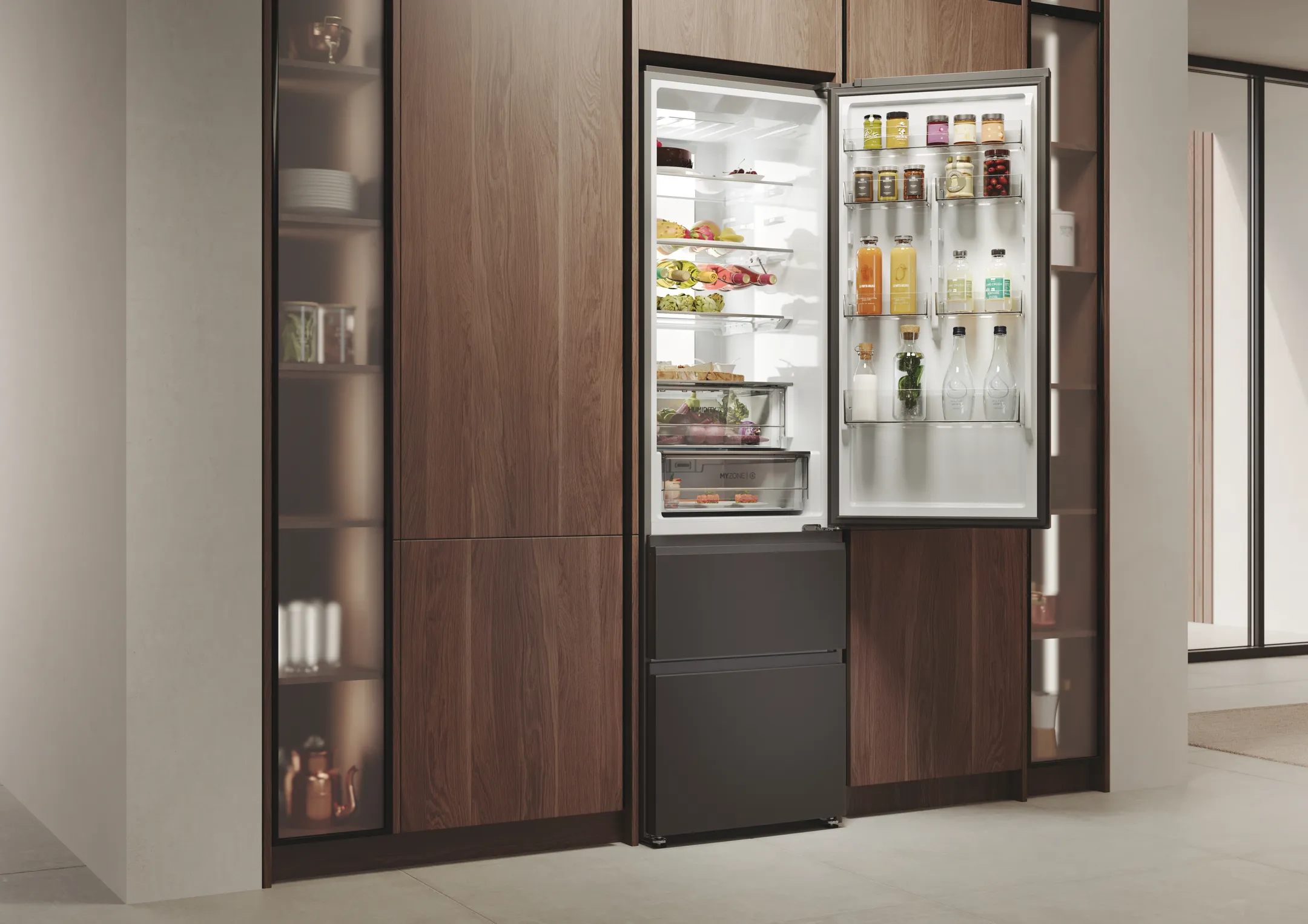 Haier Koelkast met diepvriezer HTW7620CNMP Easy Access image