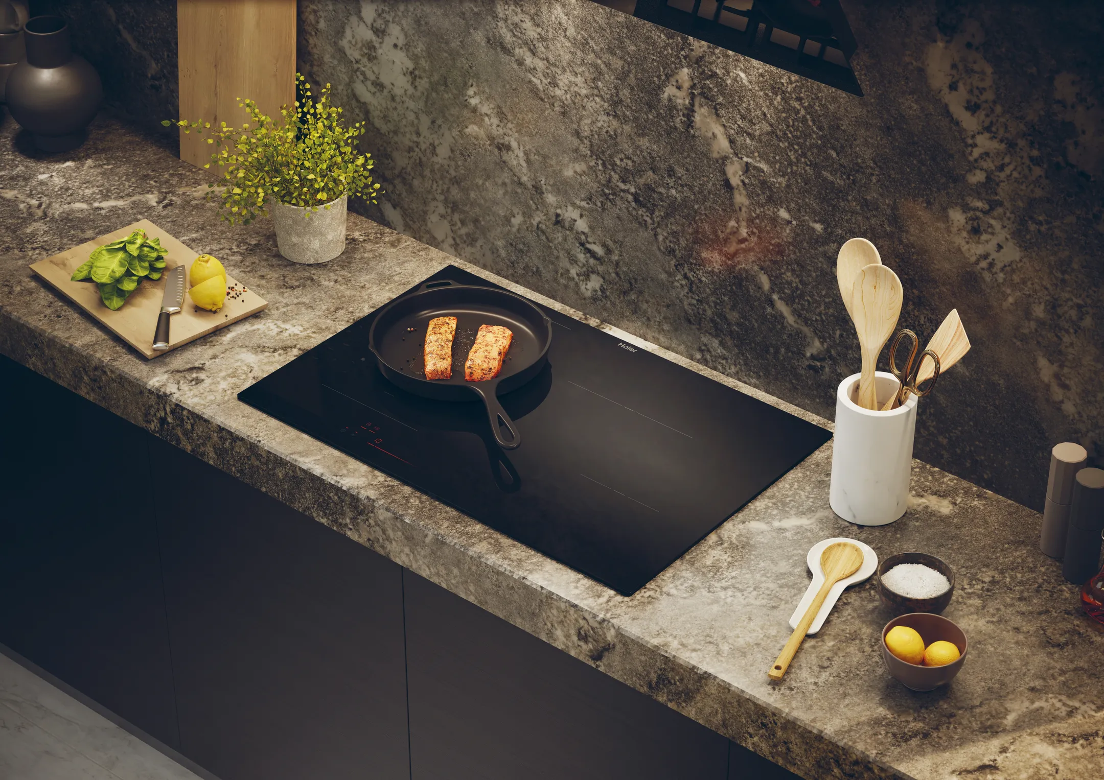 Haier Inductiekookplaat HAMTB86IRCS Multizone Varycook image