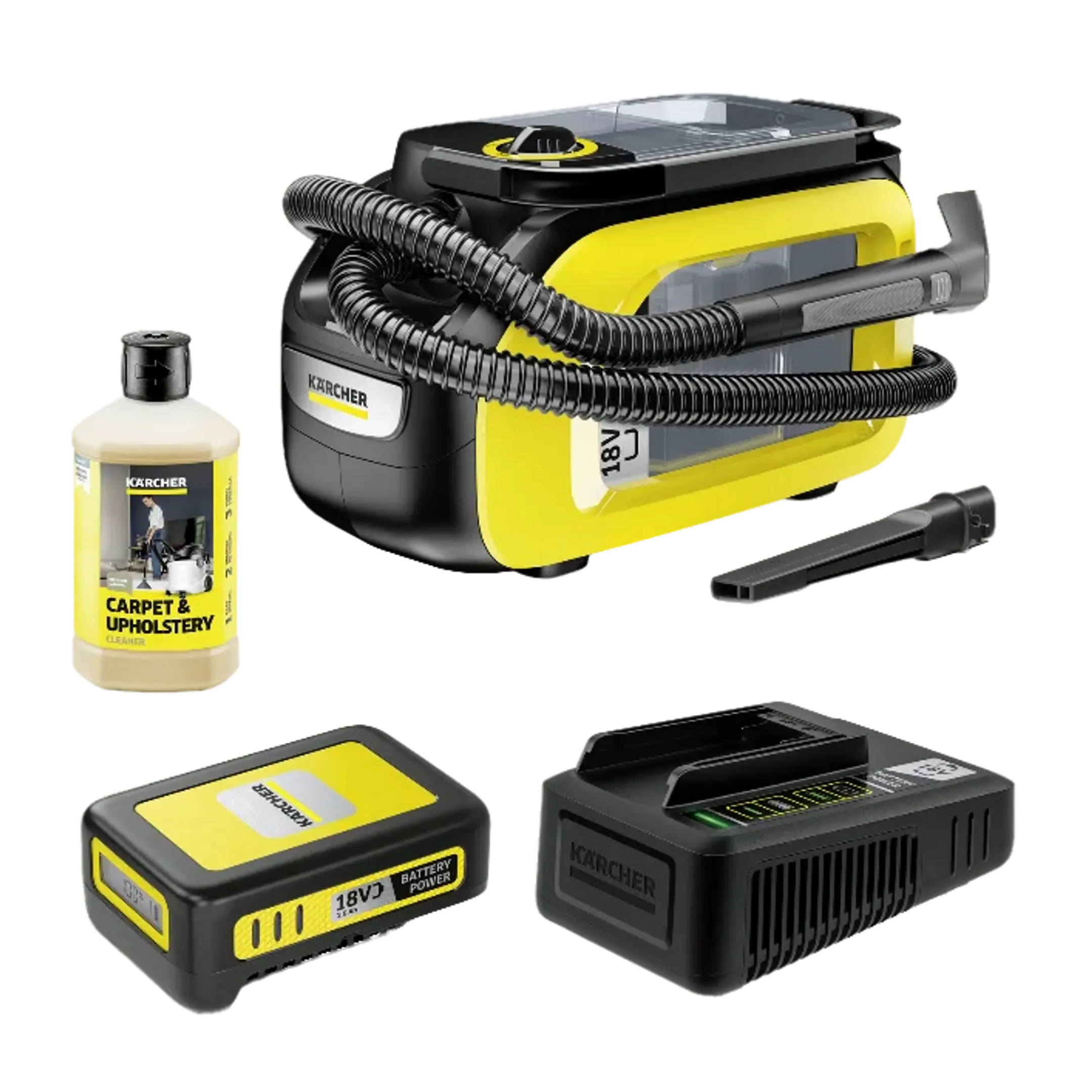 Tapijtreiniger SE 3-18 Draadloos Compact Battery Set