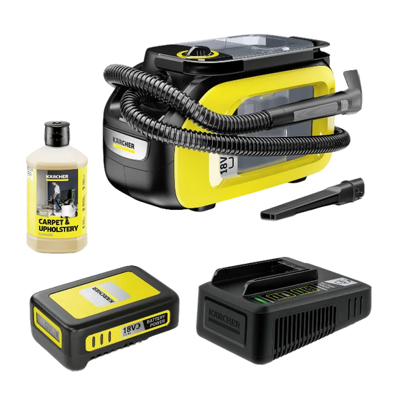 Nettoyeur de tapis Sans Fil SE 3-18 Compact Battery Set