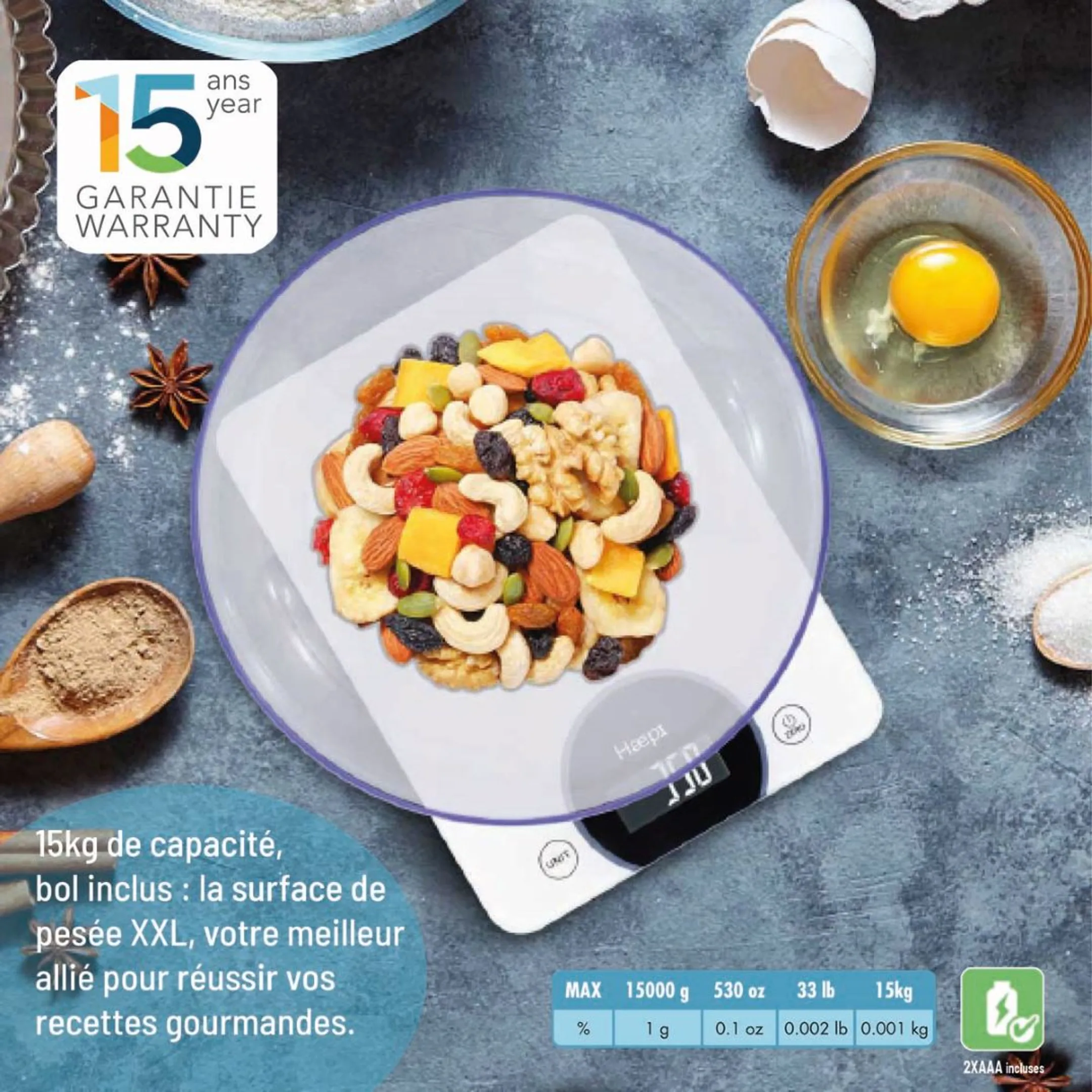 HAEPI Balance de cuisine HI-Stracciatella image