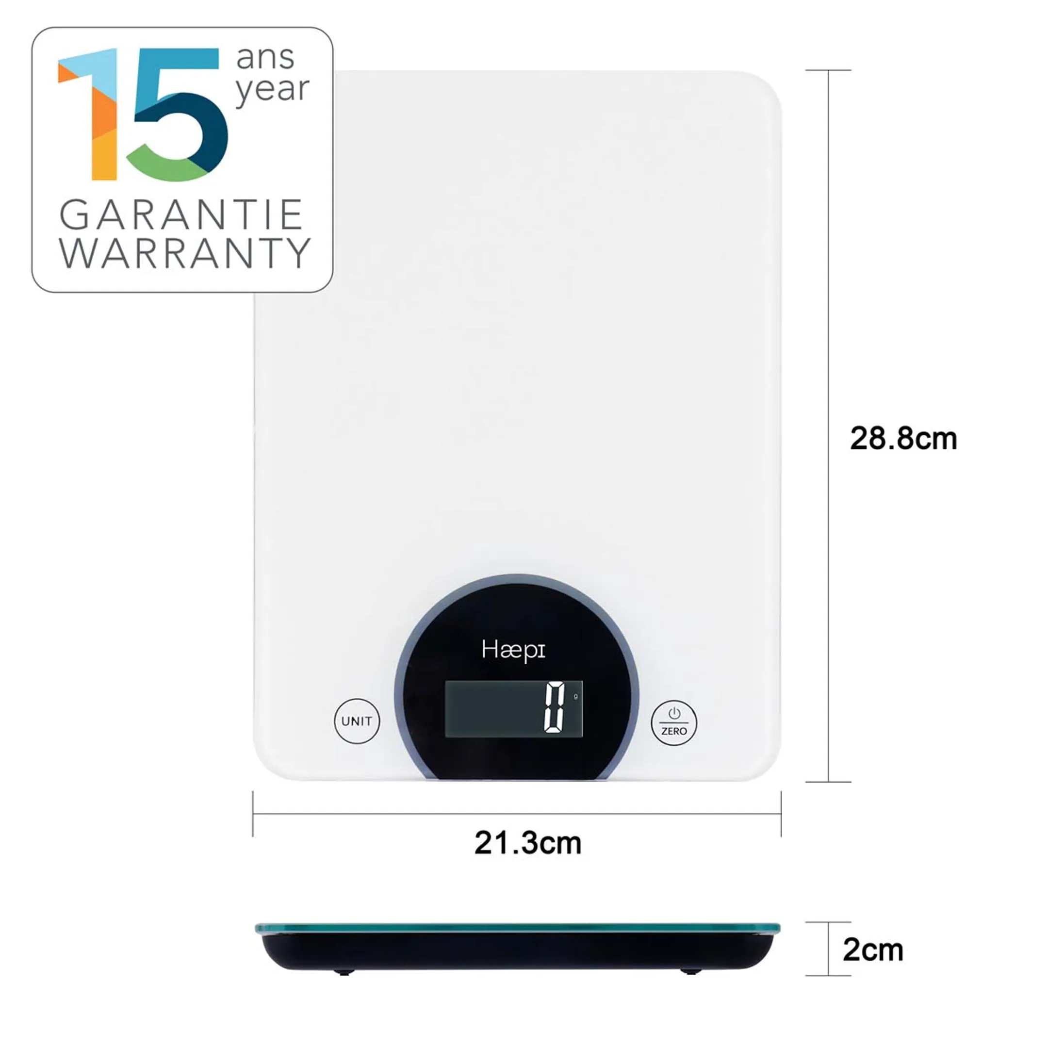 HAEPI Balance de cuisine HI-Stracciatella image