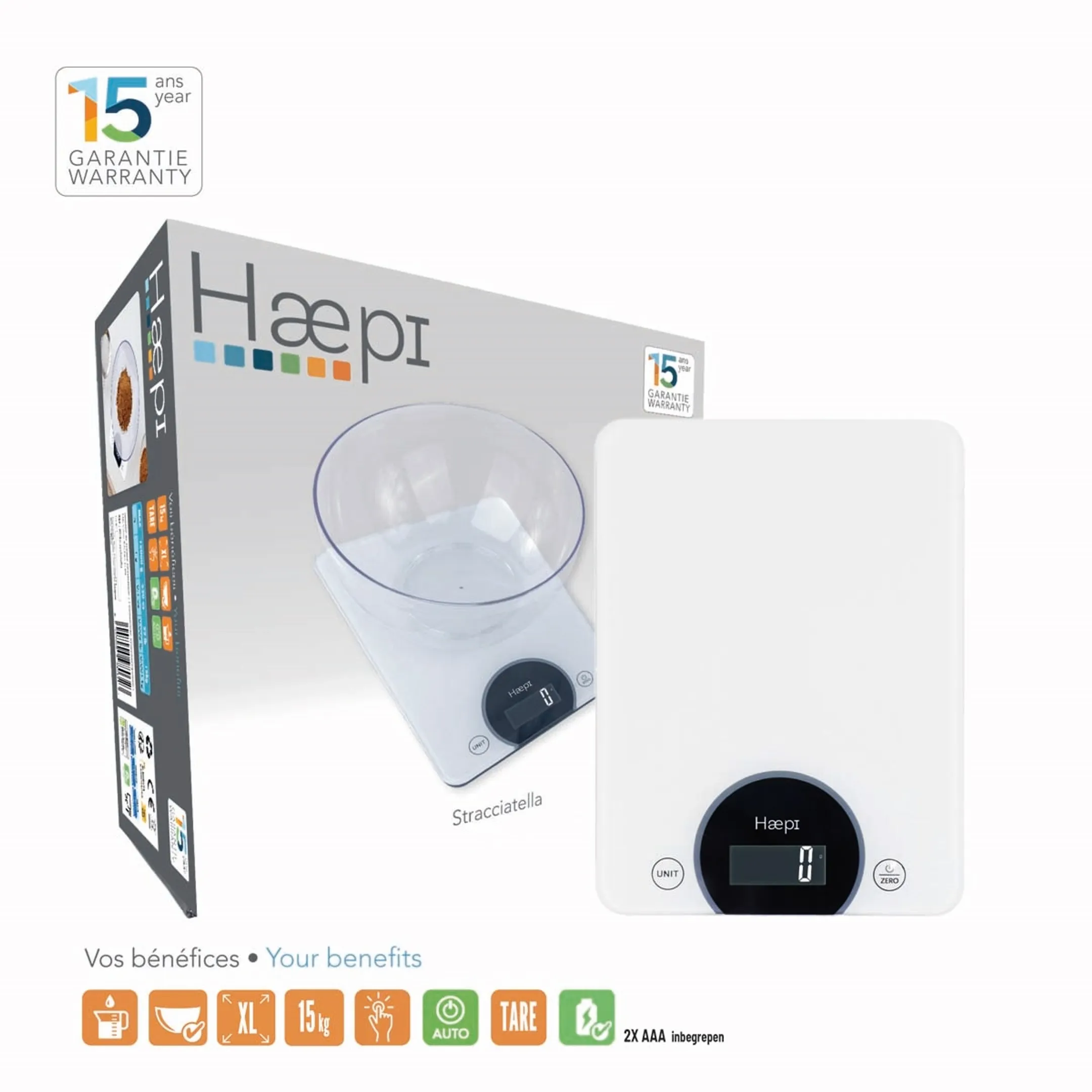 HAEPI Balance de cuisine HI-Stracciatella image
