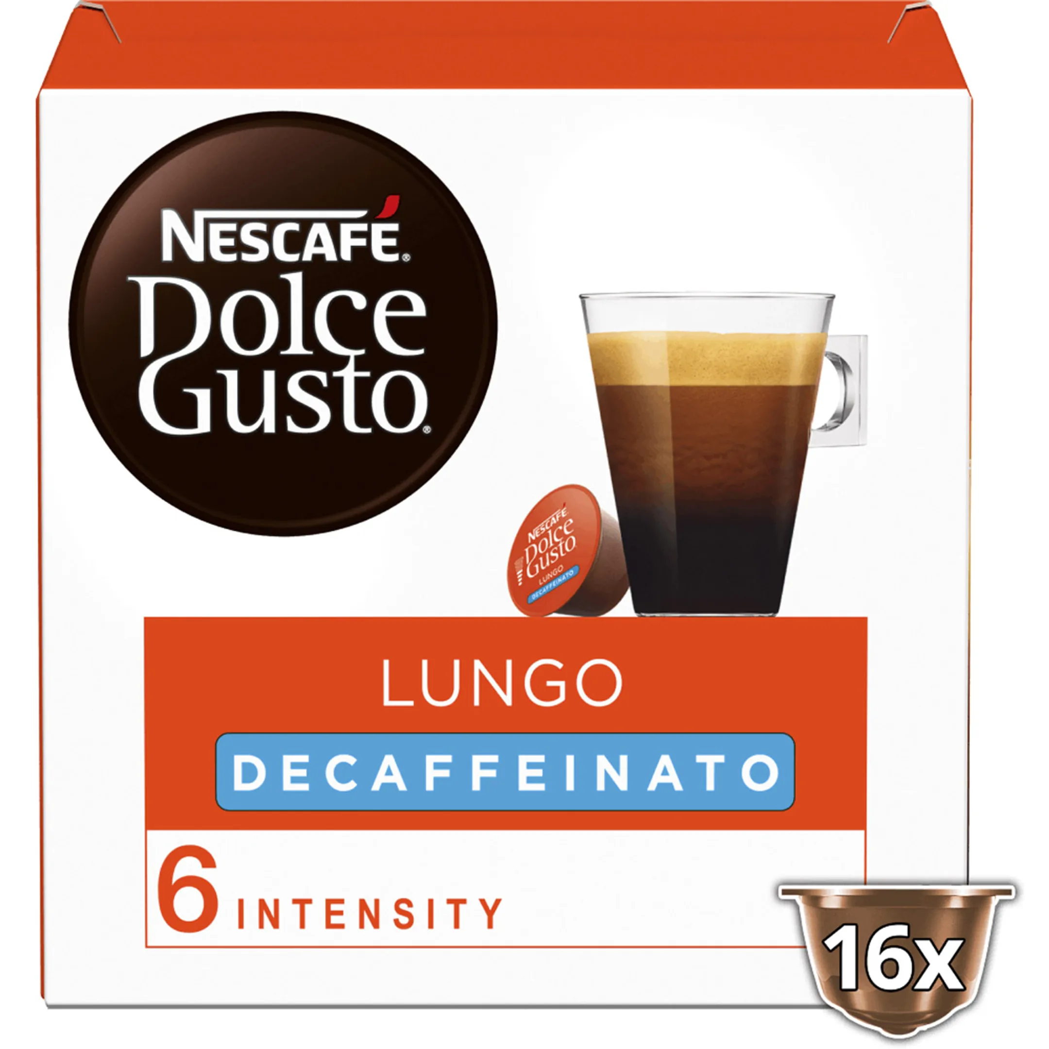 Capsule - Lungo Decaffeinato - 16