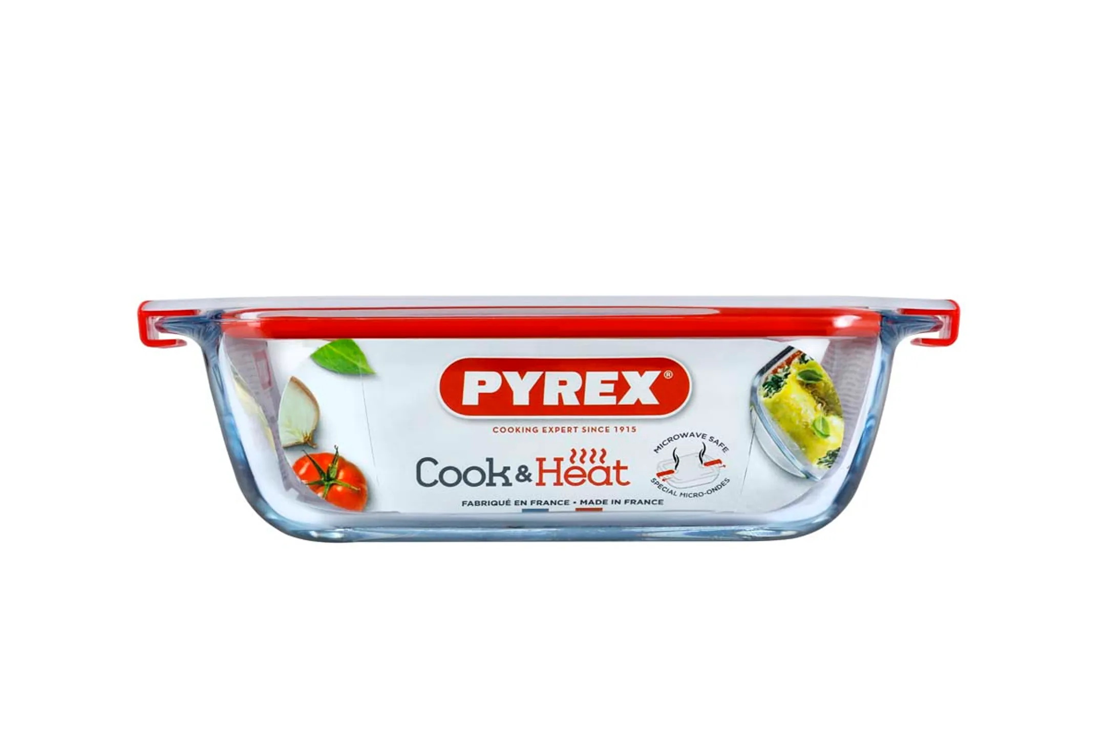 Pyrex Ovenschaal/bewaardoos - Rechthoekig - L 23 x B 15 cm x H 6 cm image