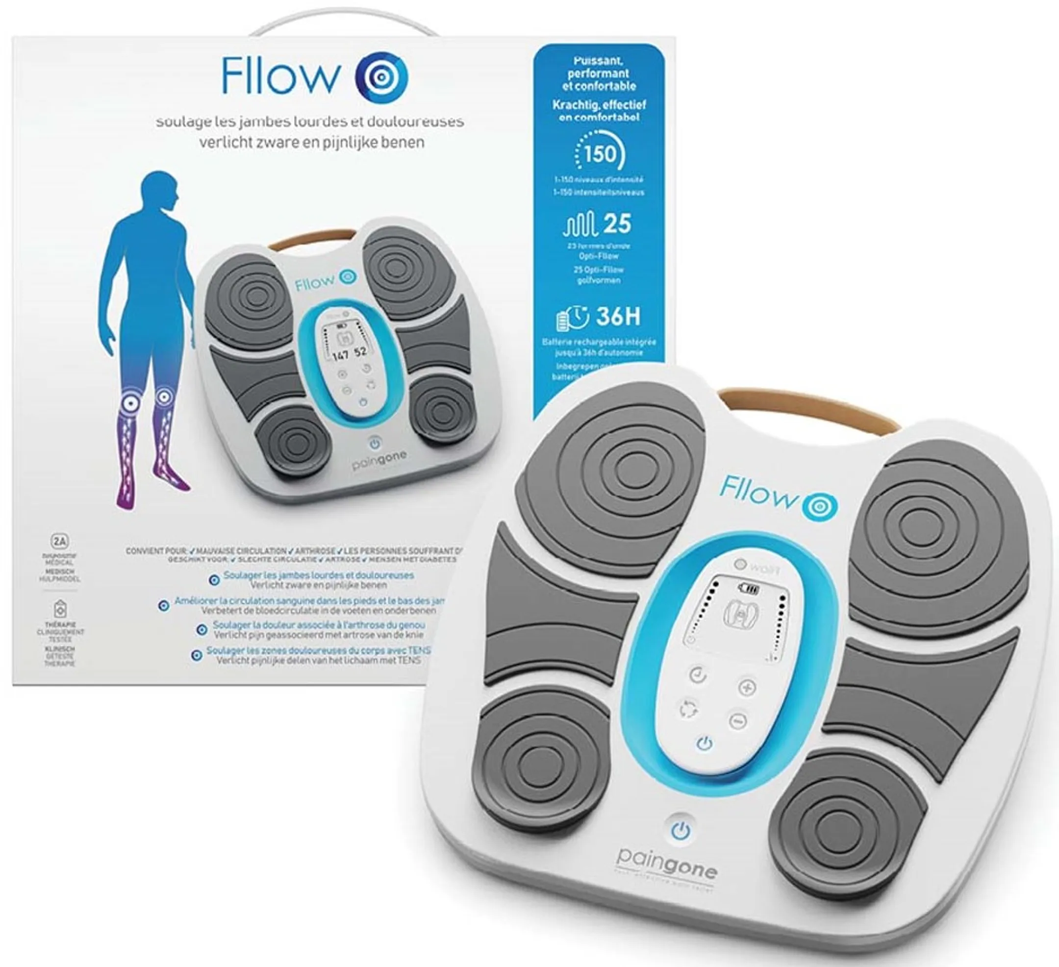 Fllow - Verlicht zware en pijnlijke benen