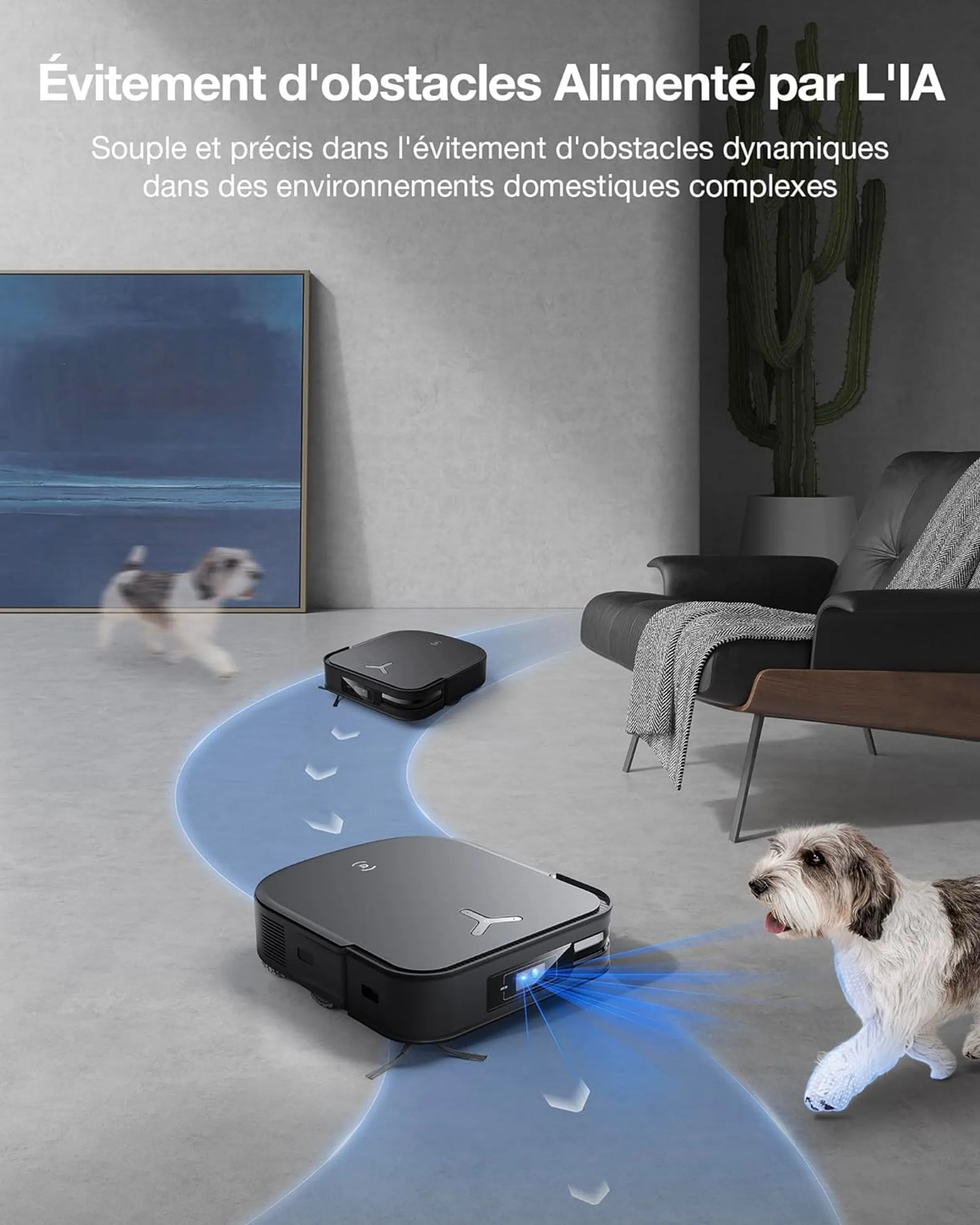 Ecovacs Aspirateur robot 2en1 Deebot X2 Combo + Aspirateur à main image