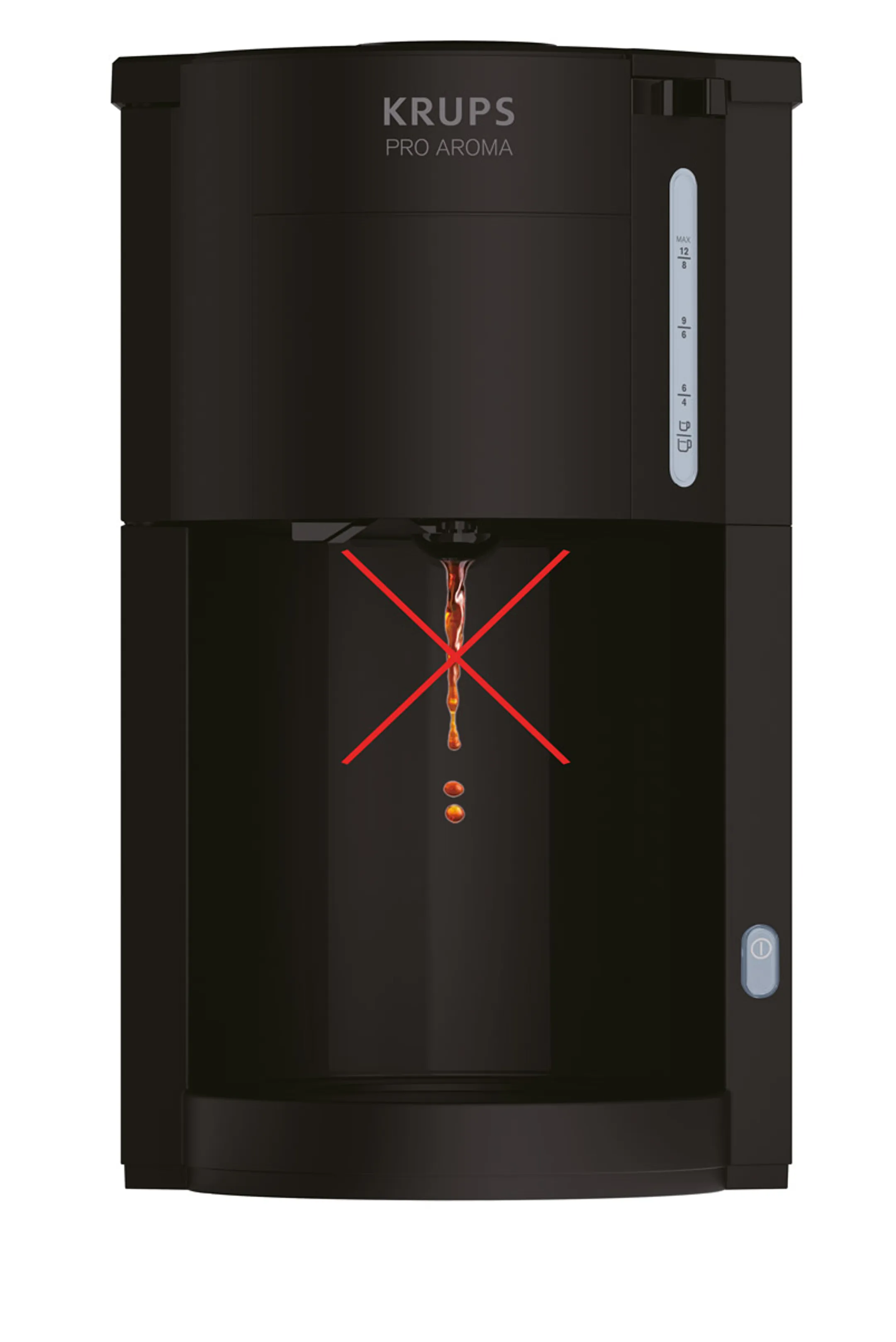 Krups Koffiezetapparaat Pro Aroma F312 Black KM303810 image