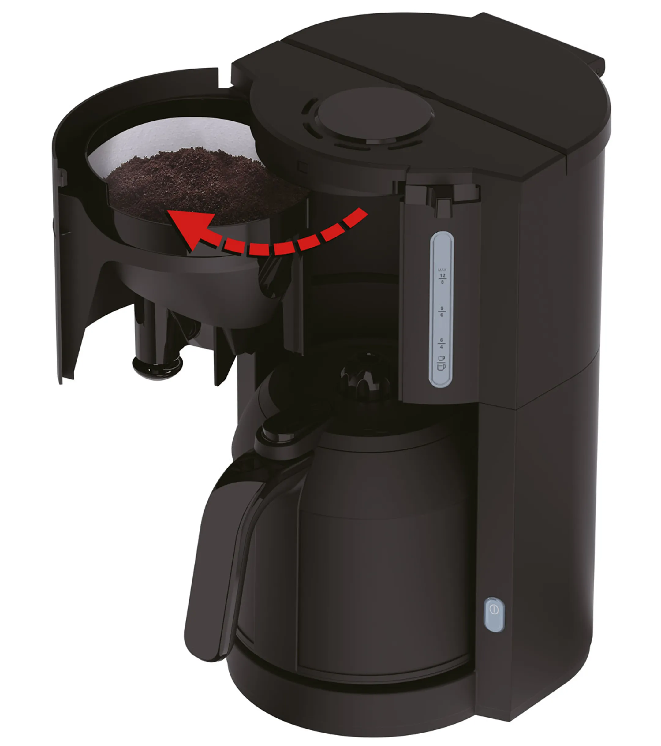 Krups Koffiezetapparaat Pro Aroma F312 Black KM303810 image