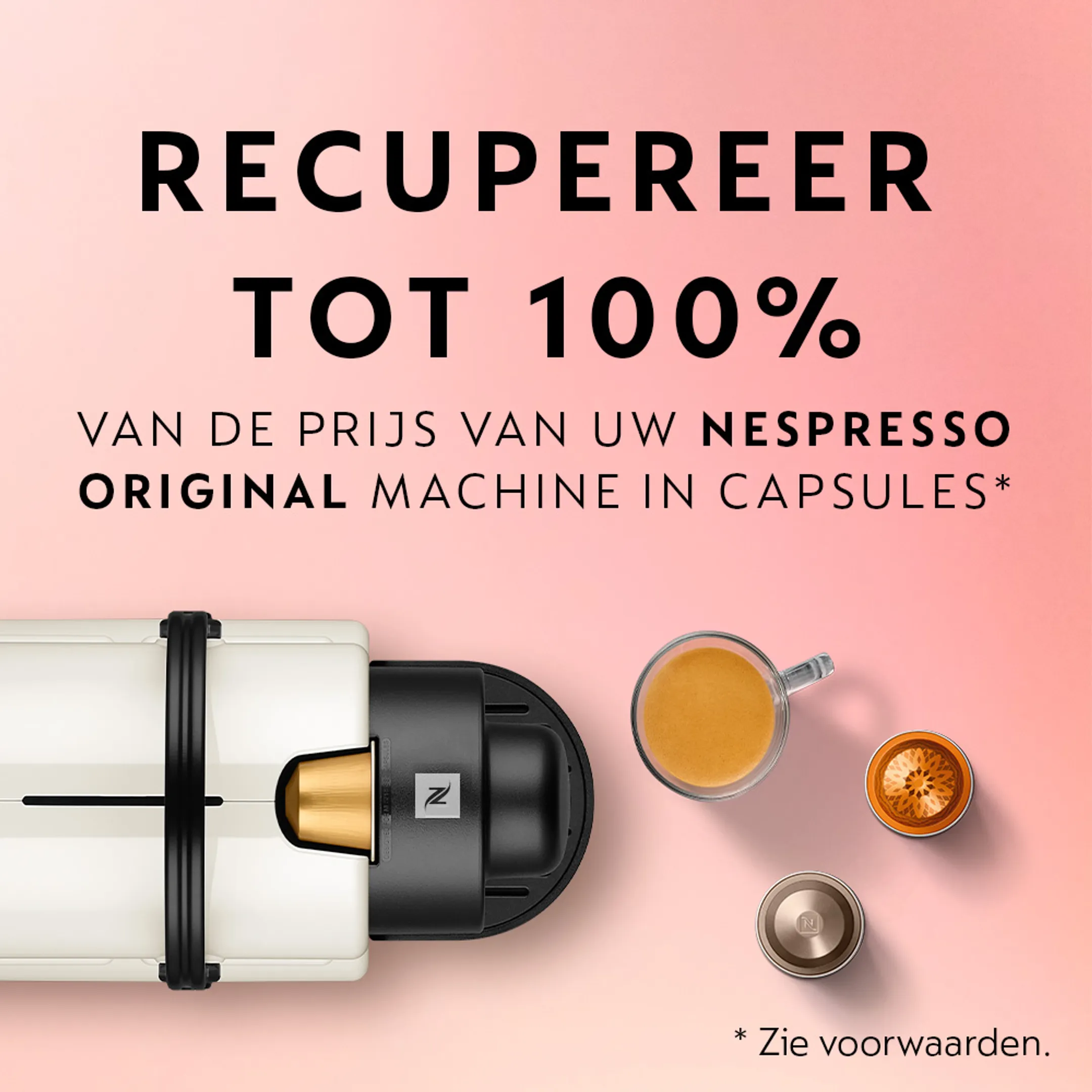 Krups Koffiemachine Nespresso Inissia Ruby Red image