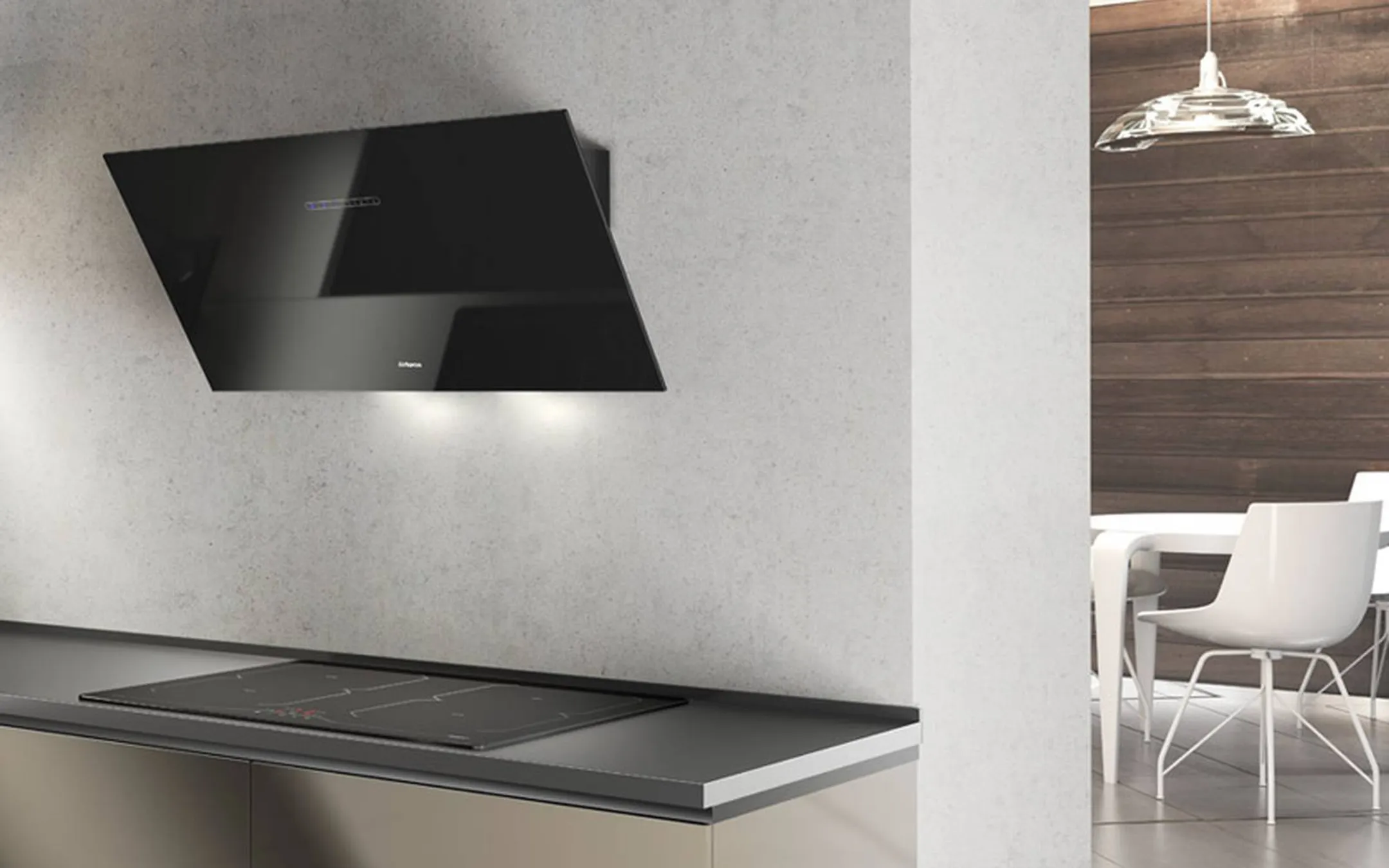 Airforce Hotte décorative F203TSL60BK image