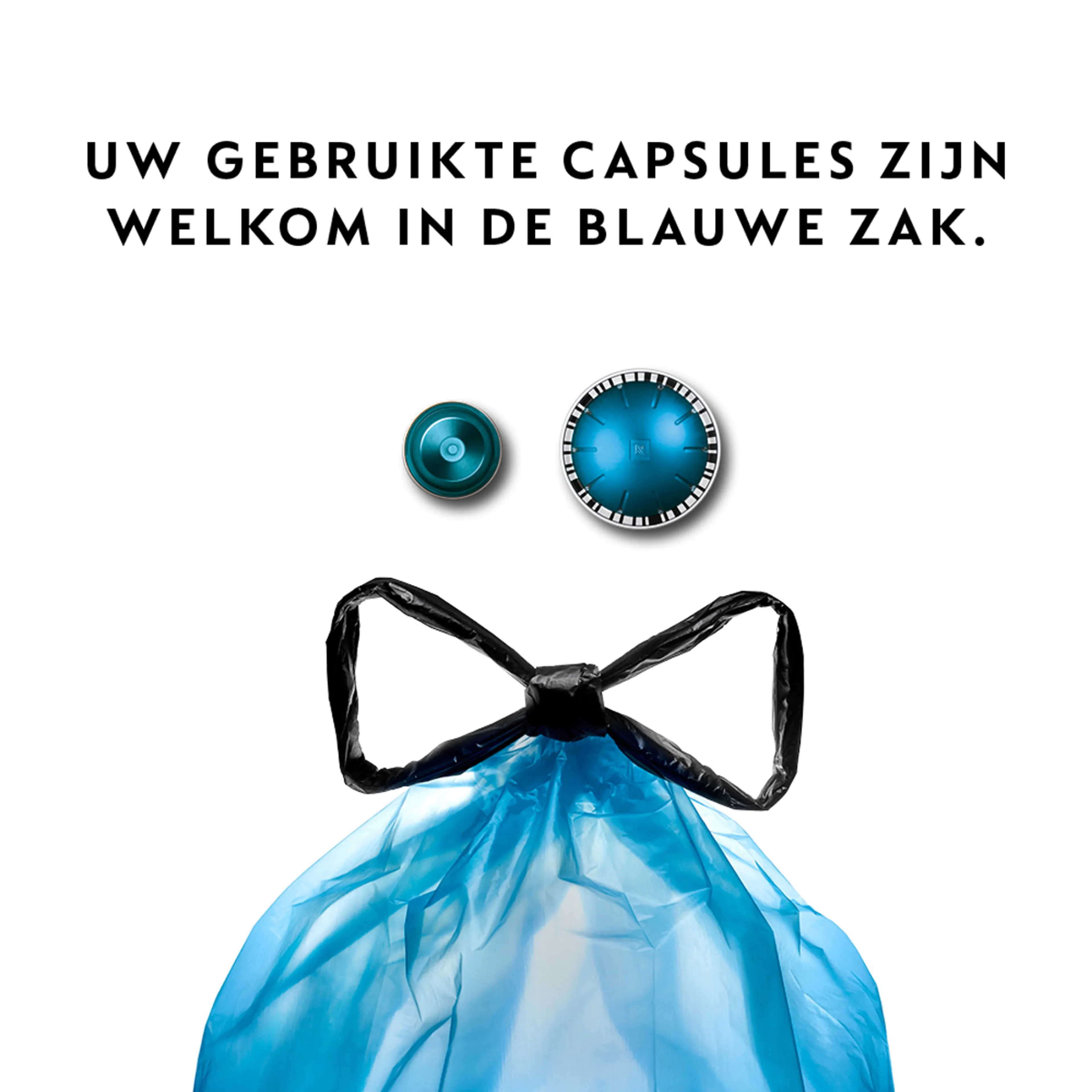 Krups Koffiemachine Nespresso Vertuo Pop Coconut White + 20 capsules + Tumbler + Ijsblokjesvorm image