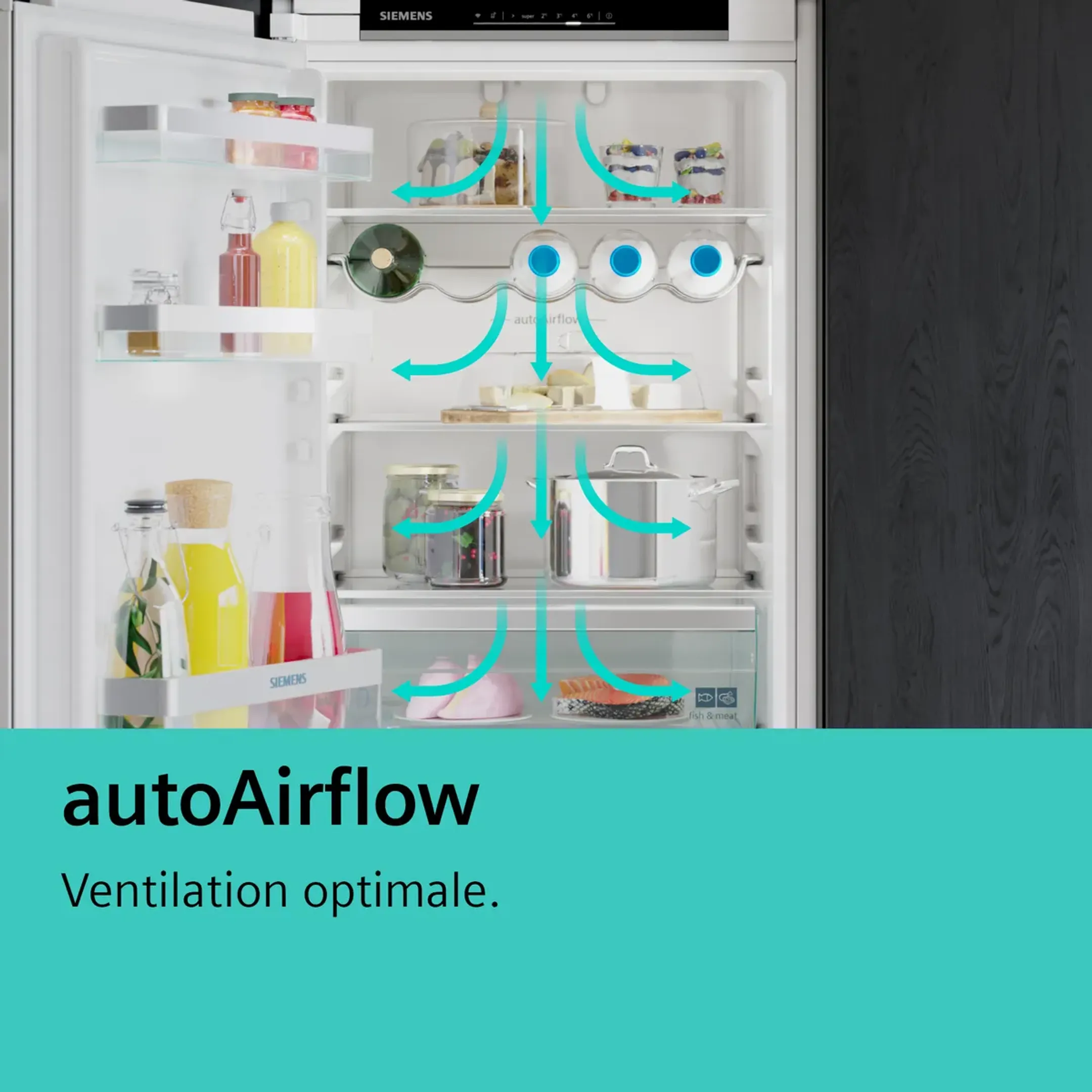 Siemens Frigo encastrable KI21RADD1 iQ500 hyperFresh 87 cm image