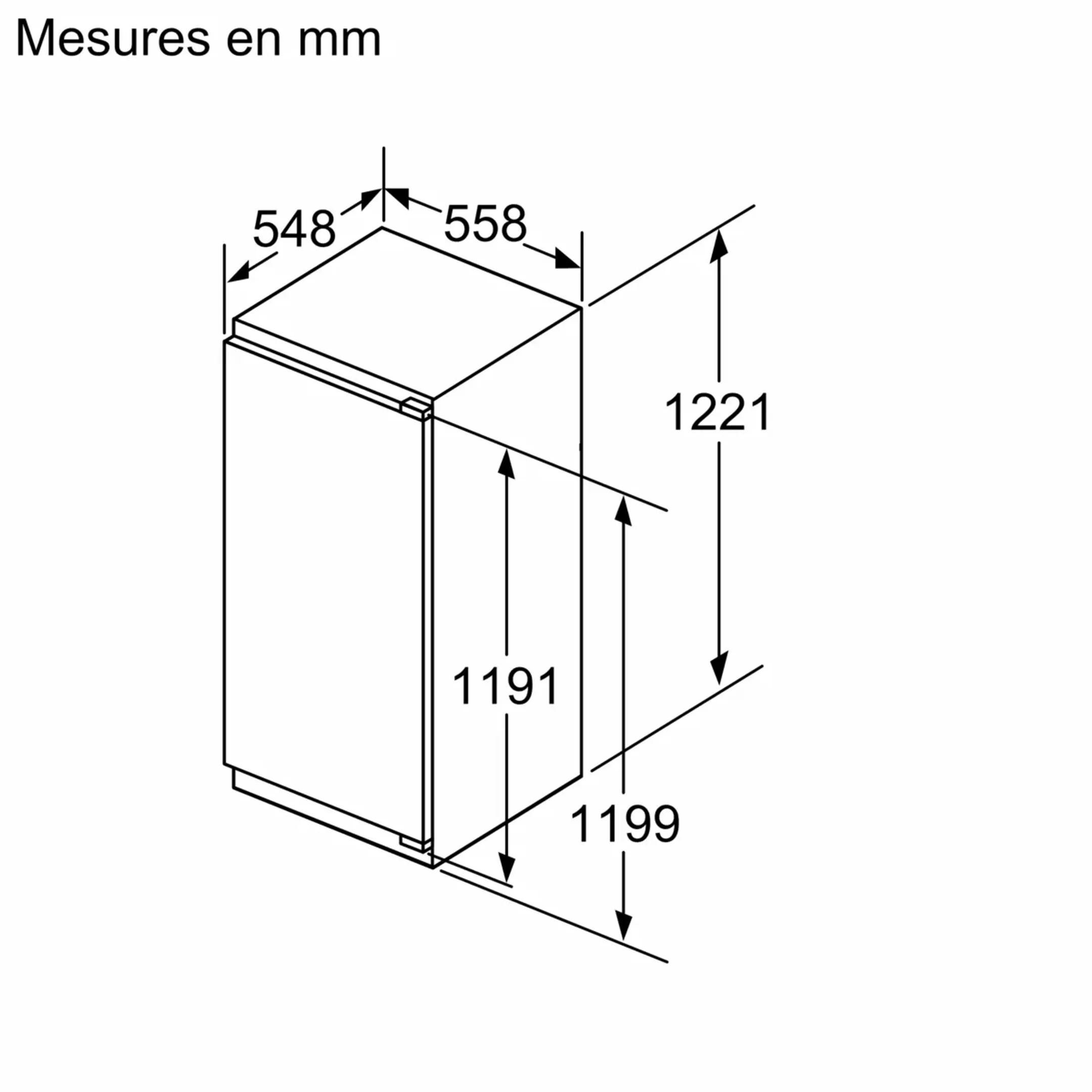 Siemens Frigo encastrable KI42LADD1 iQ500 hyperFresh 122 cm image