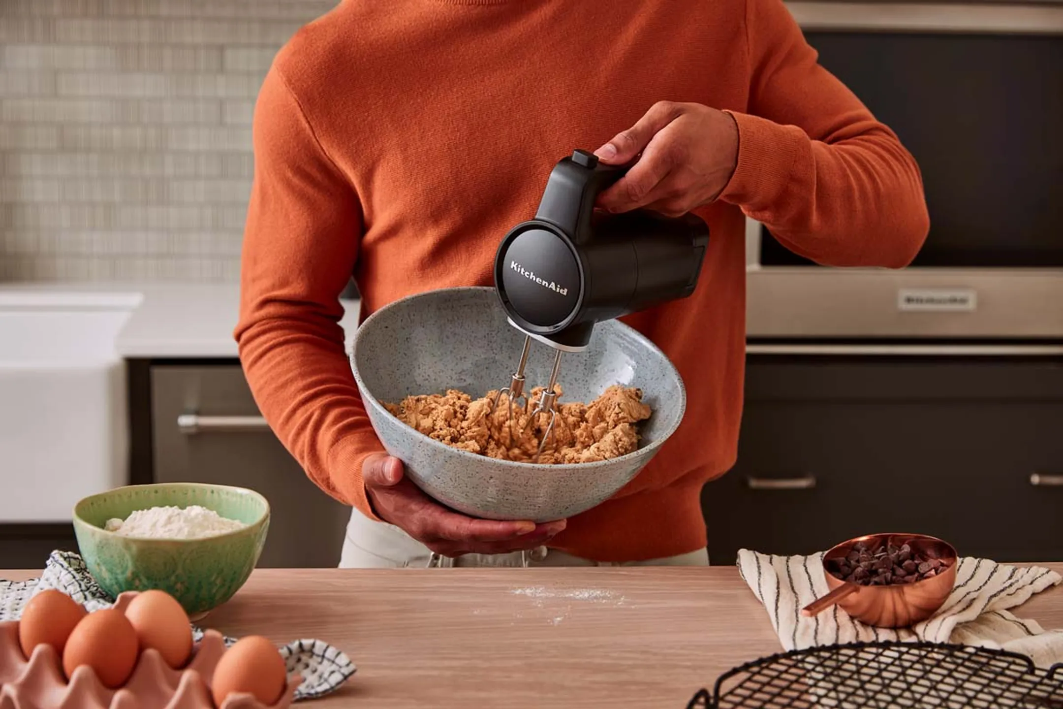 KitchenAid Handmixer Go - Draadloos 5KHMR762BM image