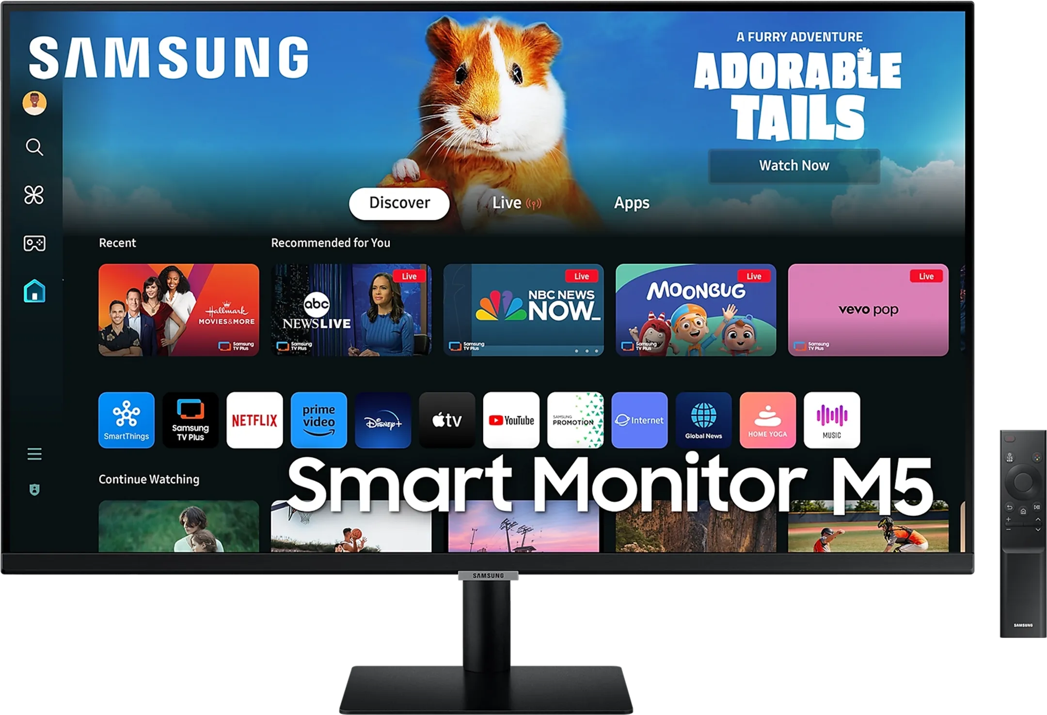 Samsung Smart Monitor M5 M50D 27" LS27DM502EUXEN image