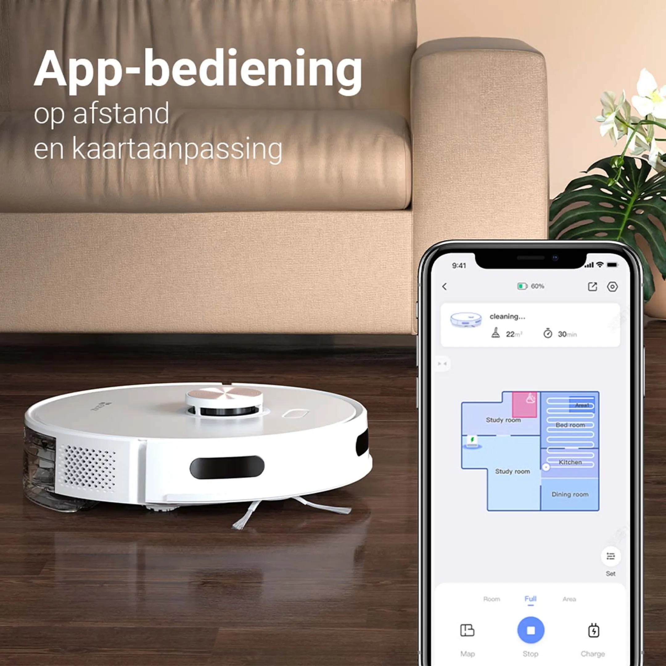 Ezviz 2 in 1 Robotstofzuiger RE5 Plus image