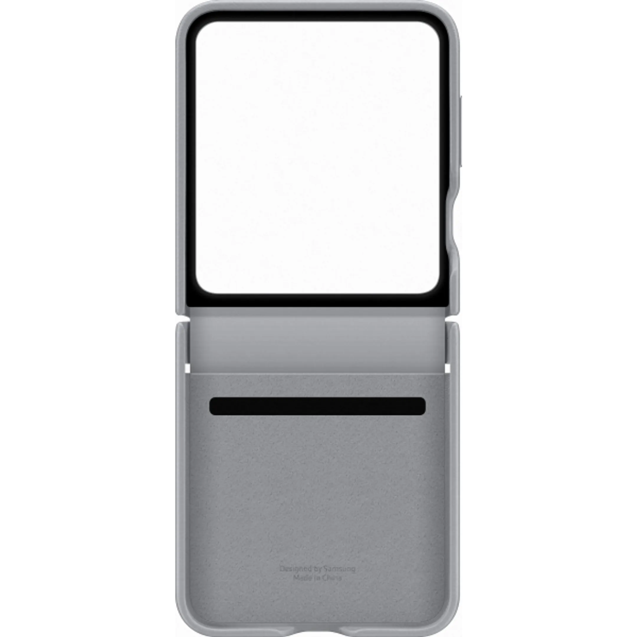 Bundle product Leren backcover voor Galaxy Z Flip6 & Flip7 FE - Grey