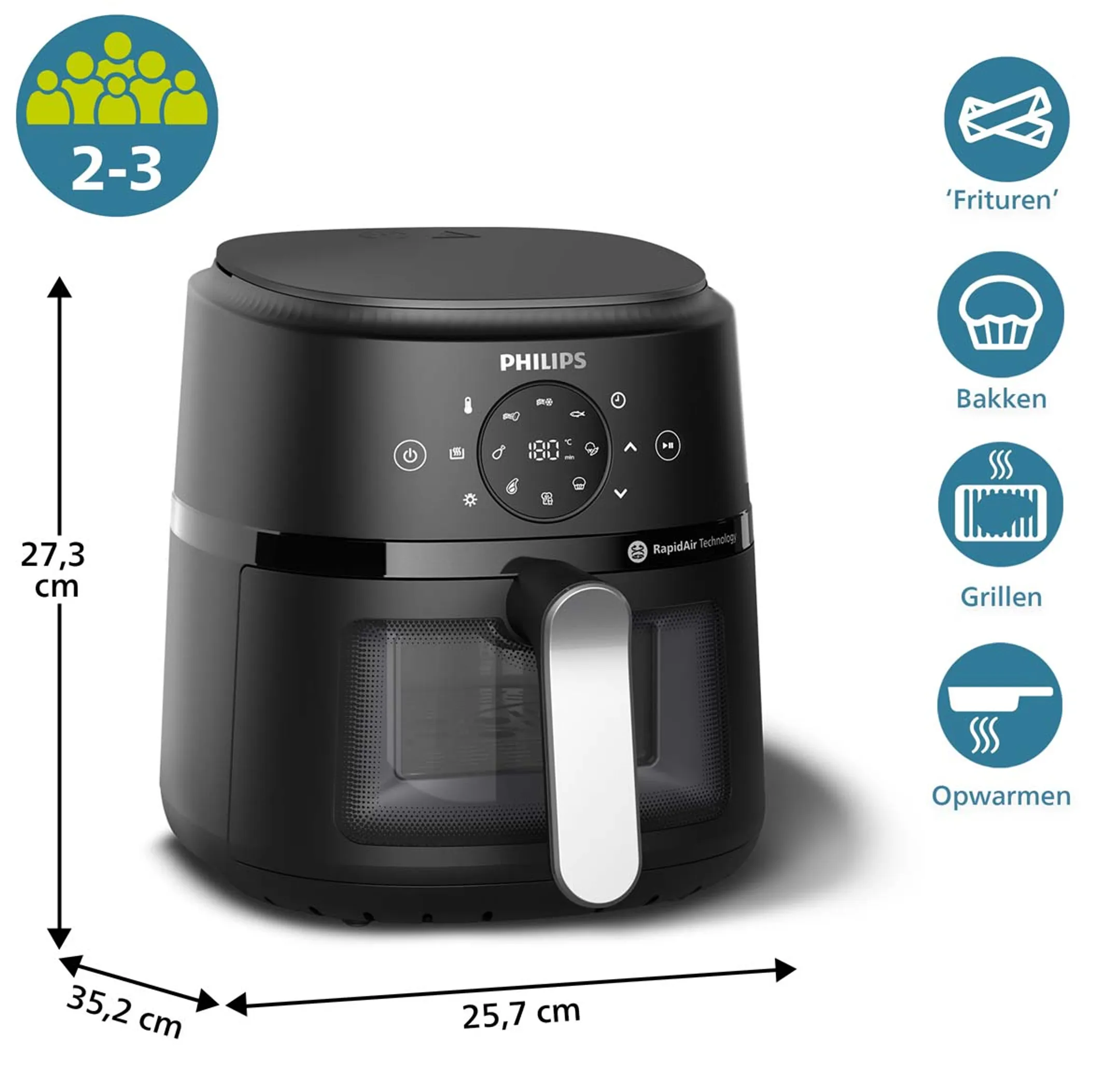 Philips Airfryer 2000-serie NA211/00 image