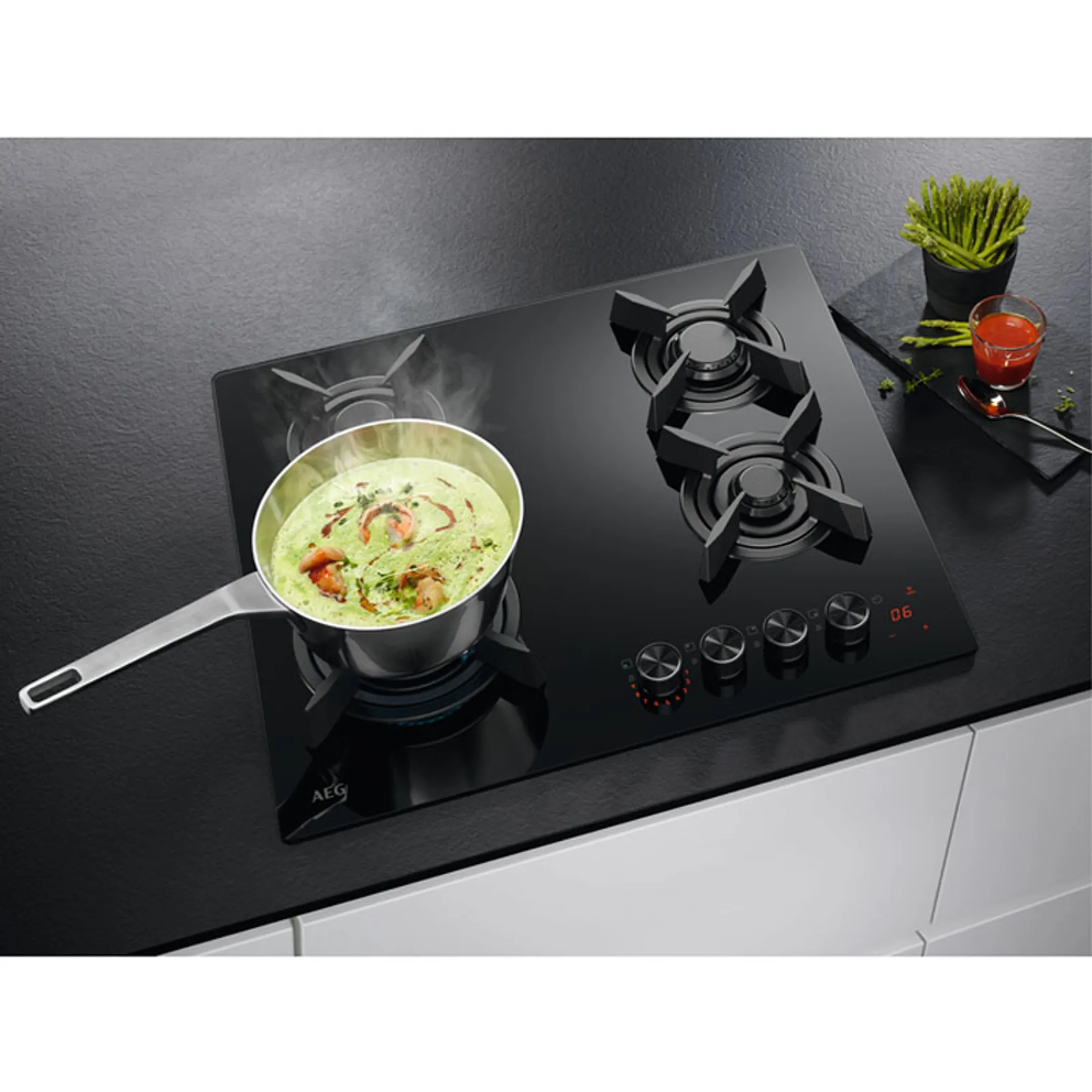 AEG Gaskookplaat HKB64453NB image