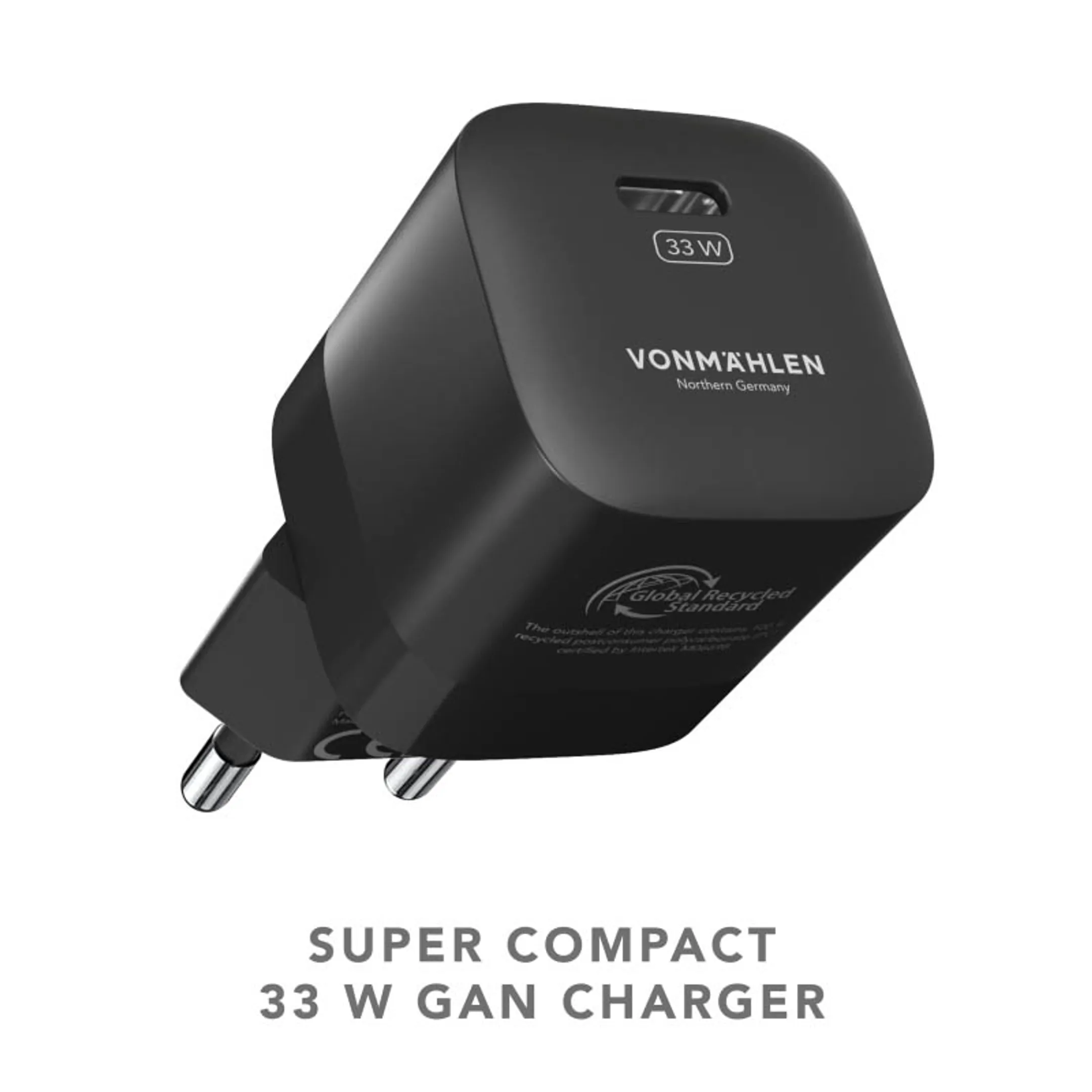 VONMÄHLEN Chargeur GaN + câble tout-en-un - Noir image