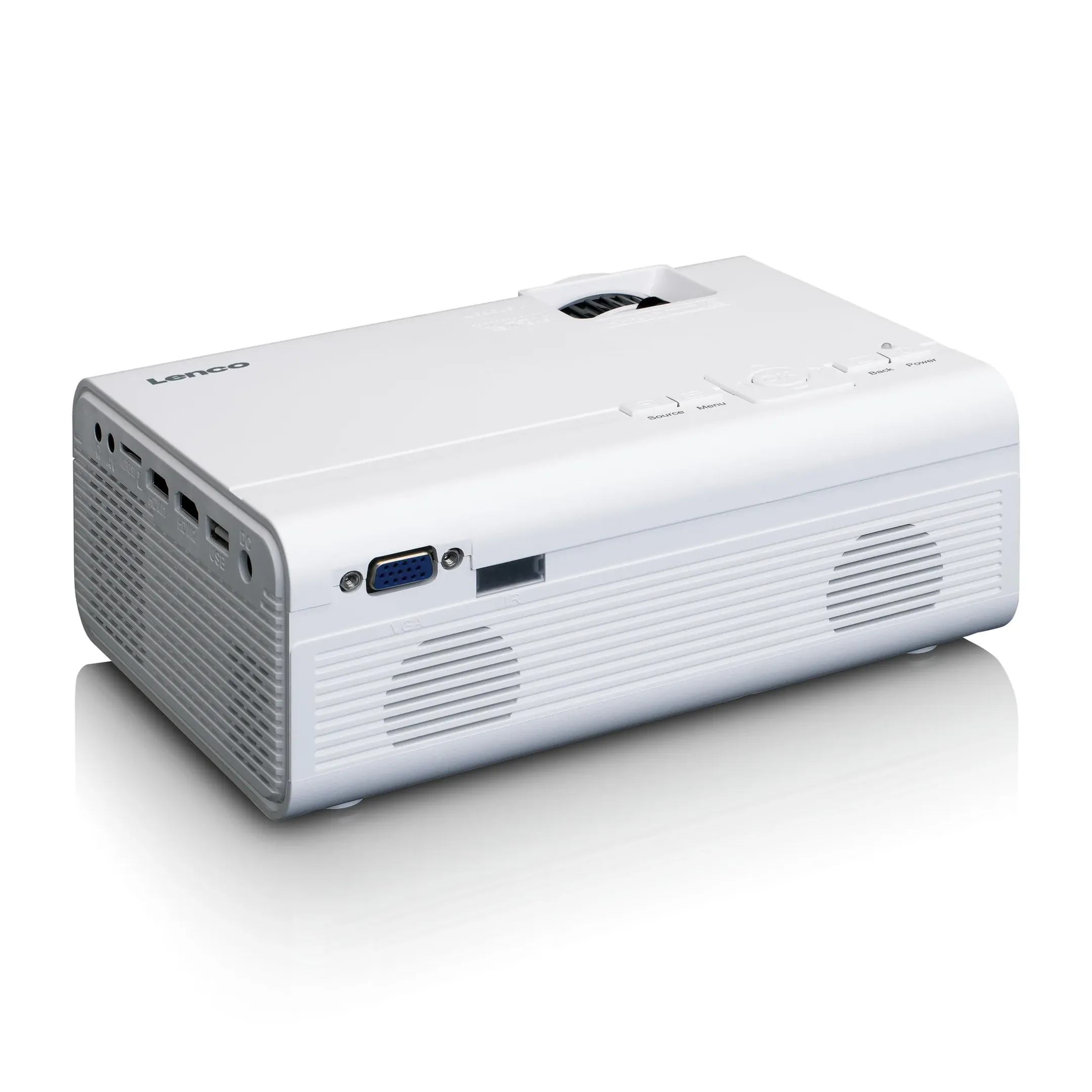Lenco LPJ-280WH Full HD projector image