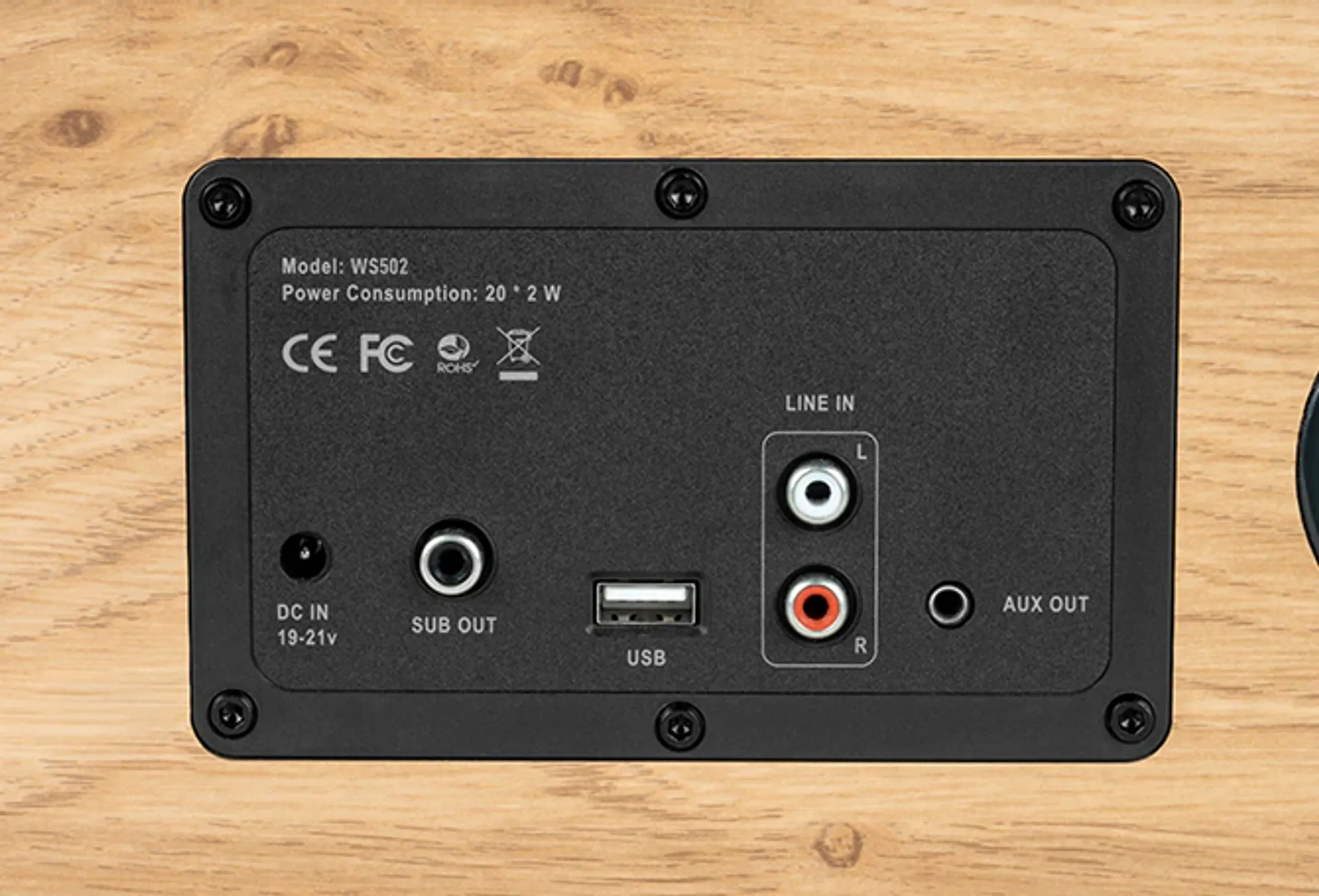 Thomson Enceinte Bluetooth WS502 - Bois image