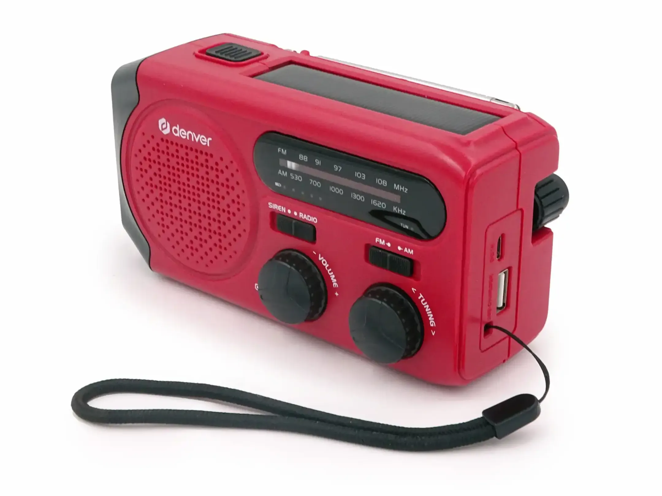 Denver Radio portable SCR-2010 - Rouge image