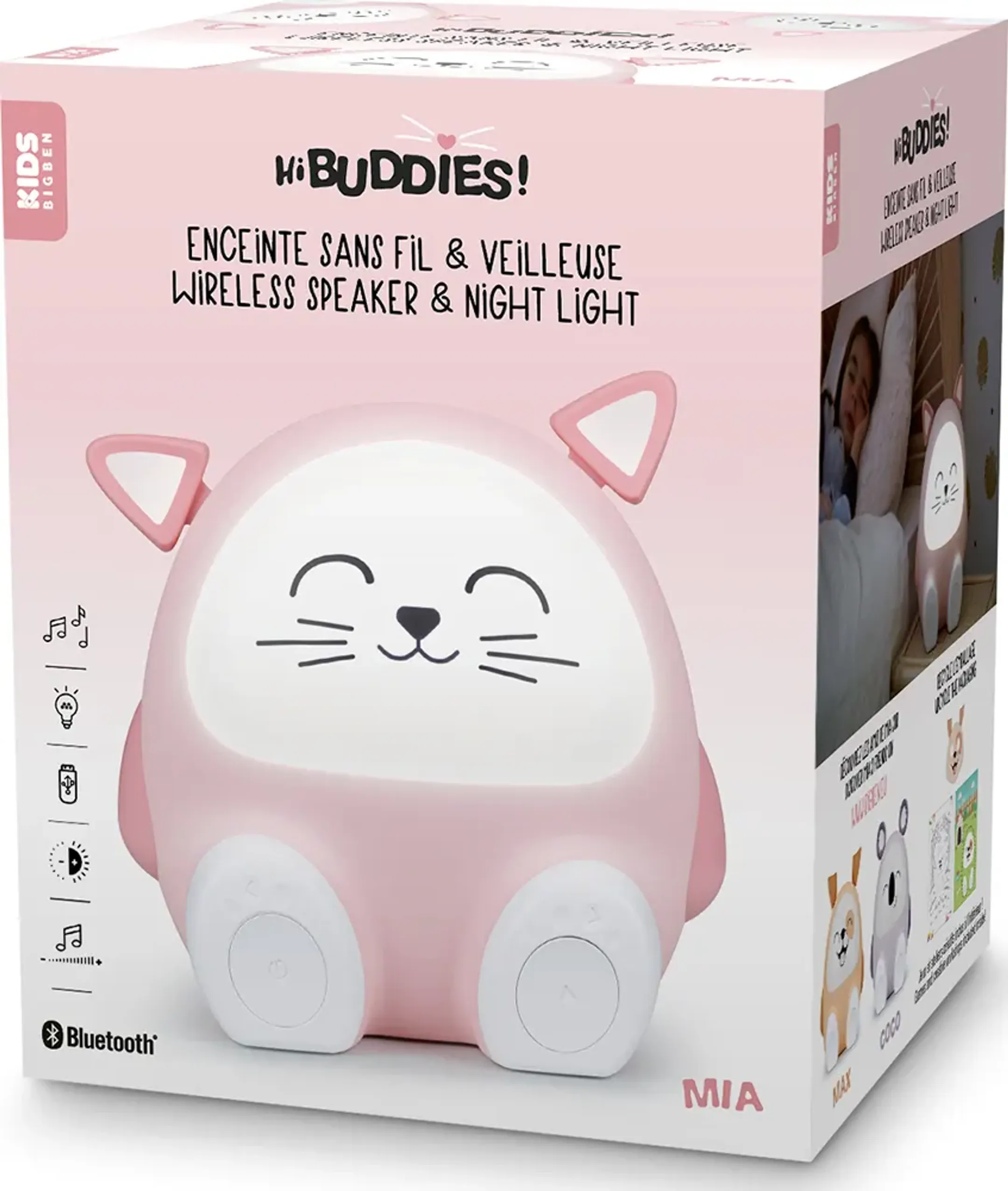 BigBen Réveil pour enfants Mia Chat - BTKIDSCAT image