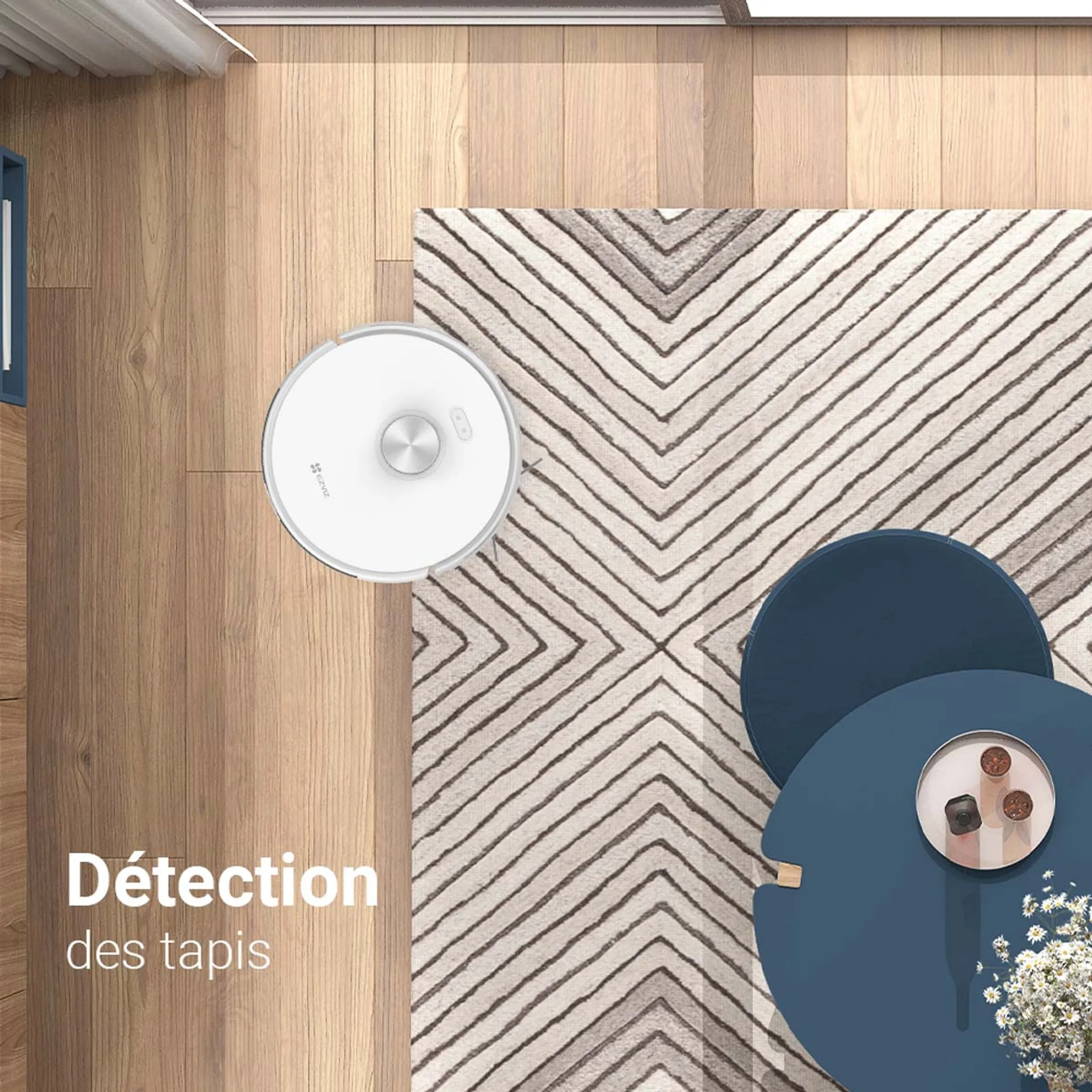 Ezviz Aspirateur robot 2 en 1 RE5 Plus image