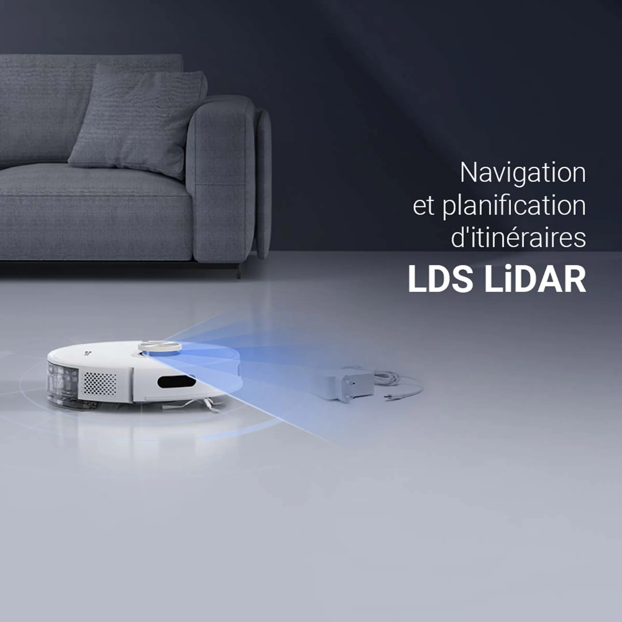 Ezviz Aspirateur robot 2 en 1 RE5 Plus image
