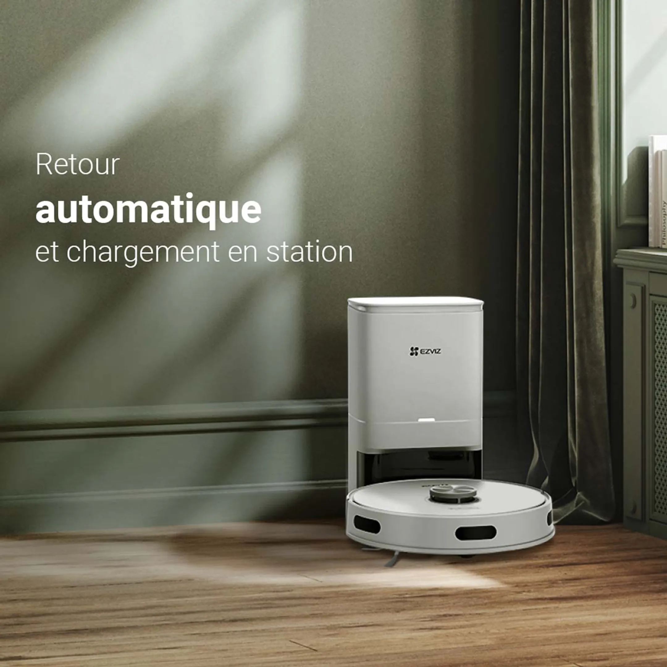 Ezviz Aspirateur robot 2 en 1 RE5 Plus image