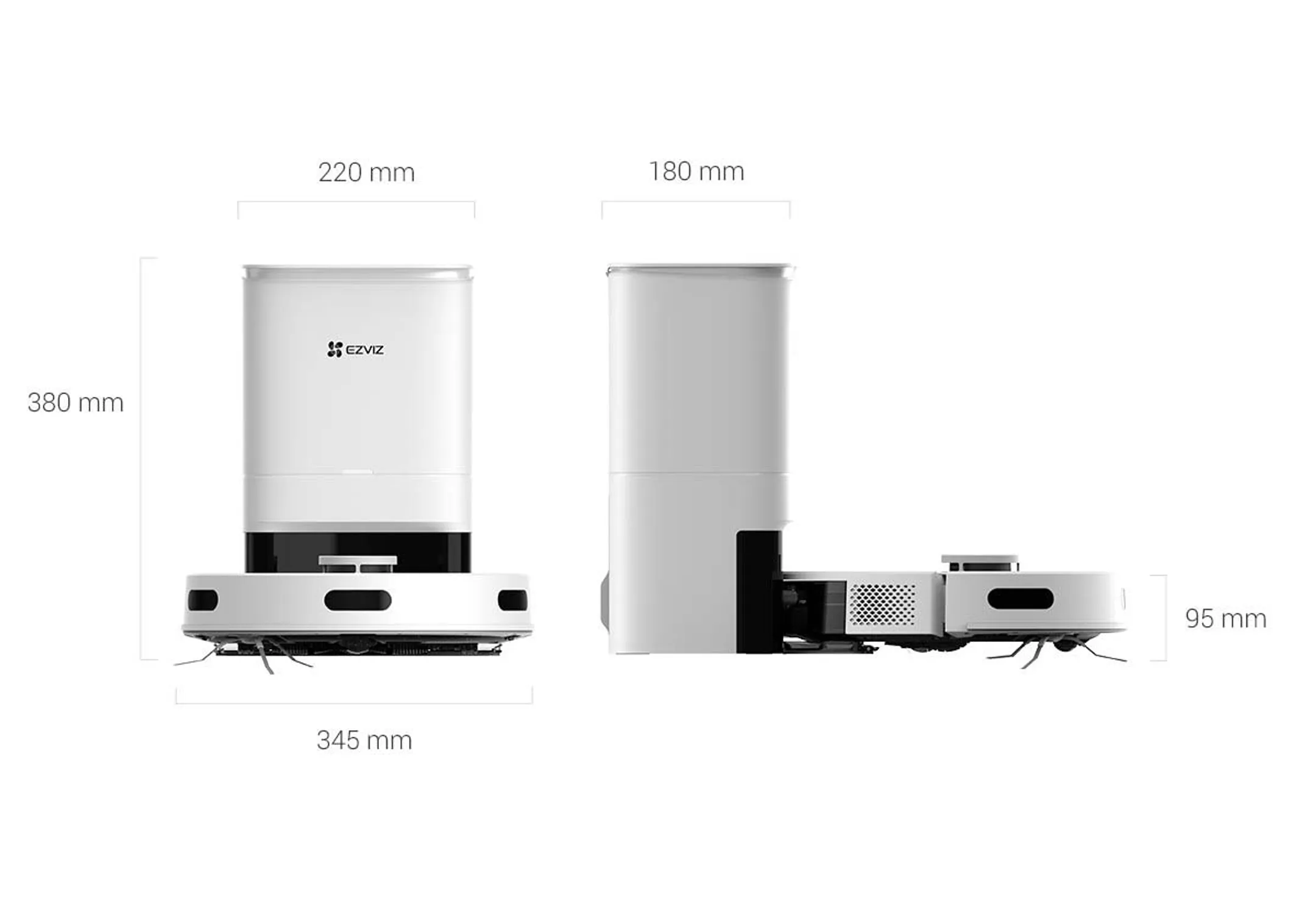 Ezviz Aspirateur robot 2 en 1 RE5 Plus image