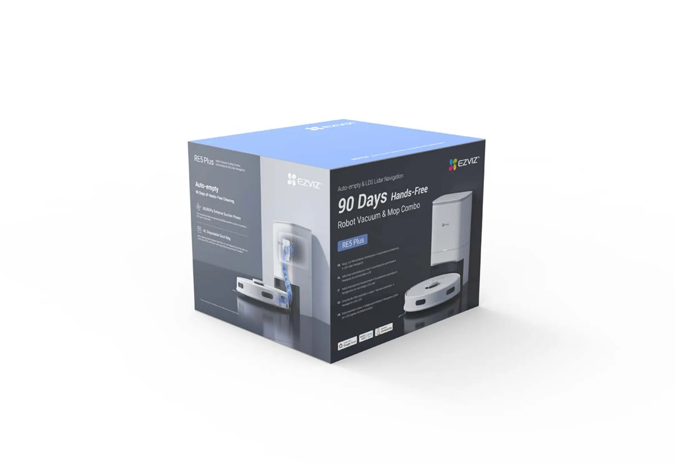 Ezviz Aspirateur robot 2 en 1 RE5 Plus image