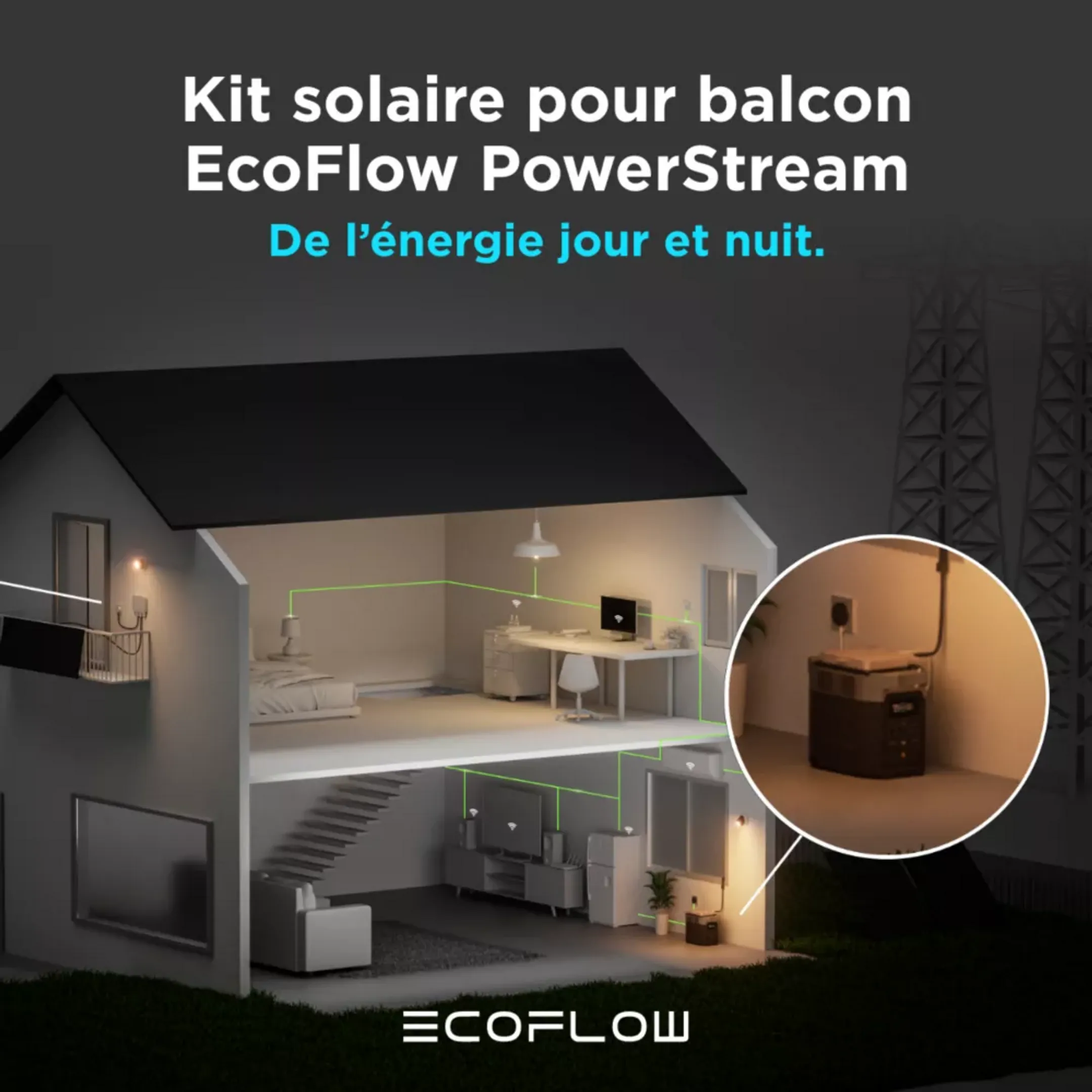 Ecoflow Micro-onduleur Powerstream 800W image
