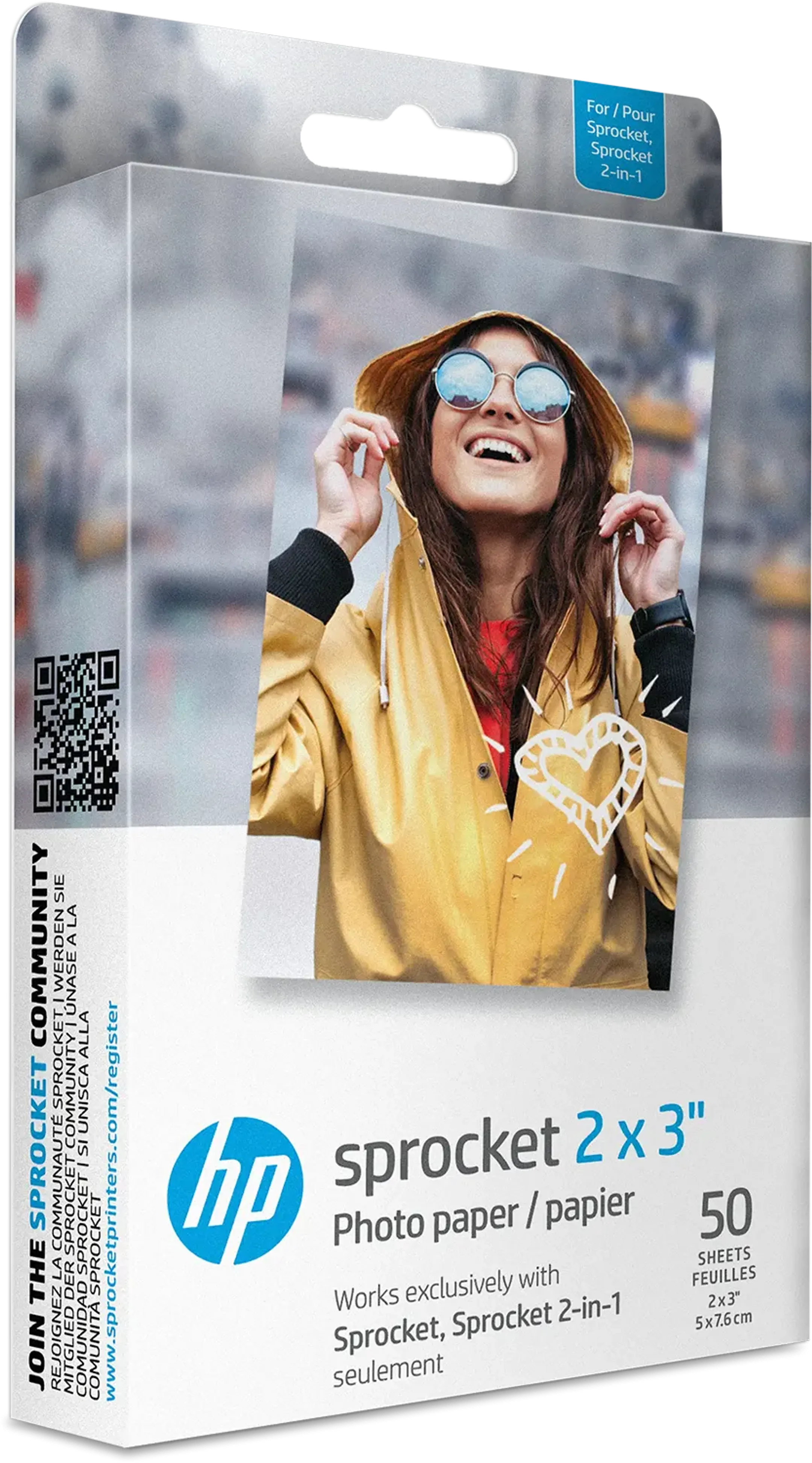 Papier photo ZINK - 50 feuilles