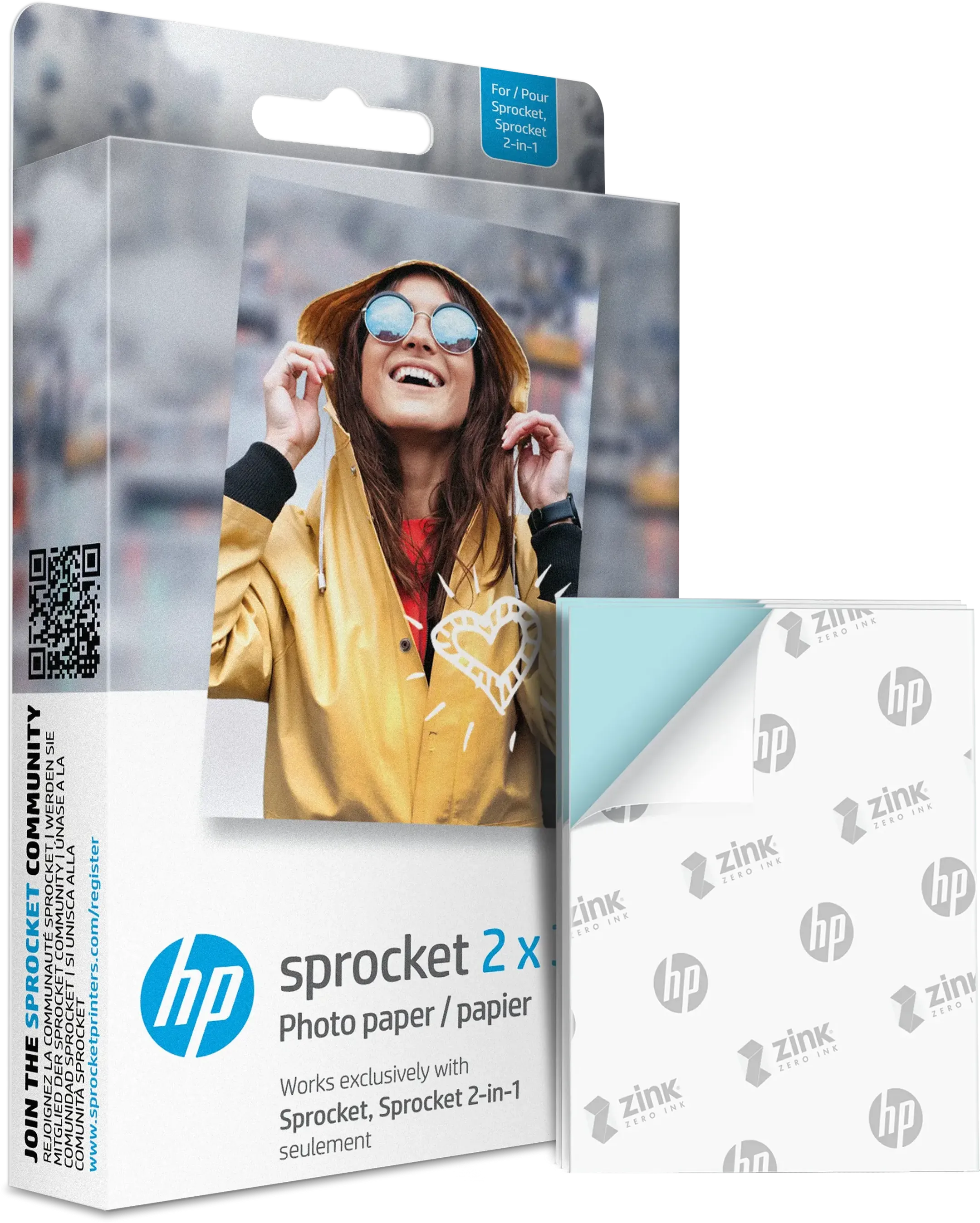 HP Zink-fotopapier - 50 vellen image