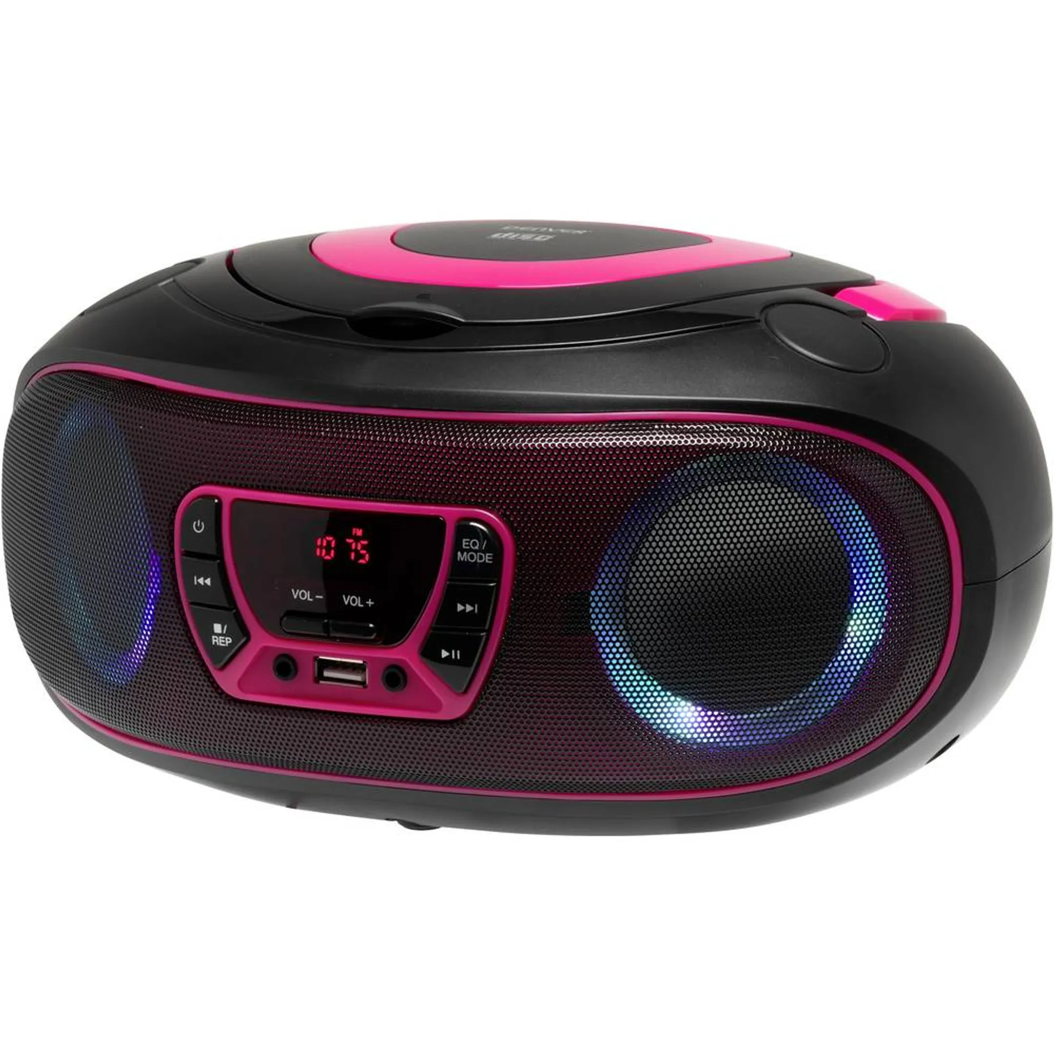 Denver Radio avec lecreur CD 212BTP - Rose image