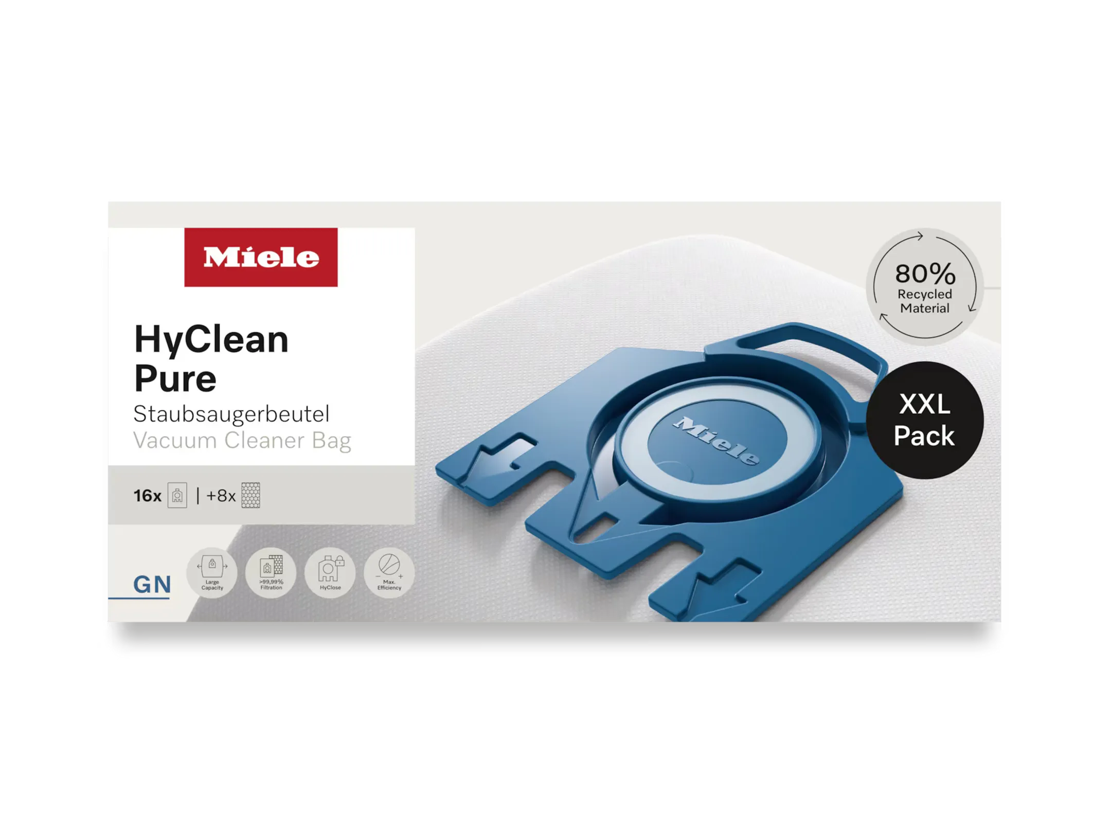 Miele Stofzakken GN HyClean Pure XXL - 16 stuks image