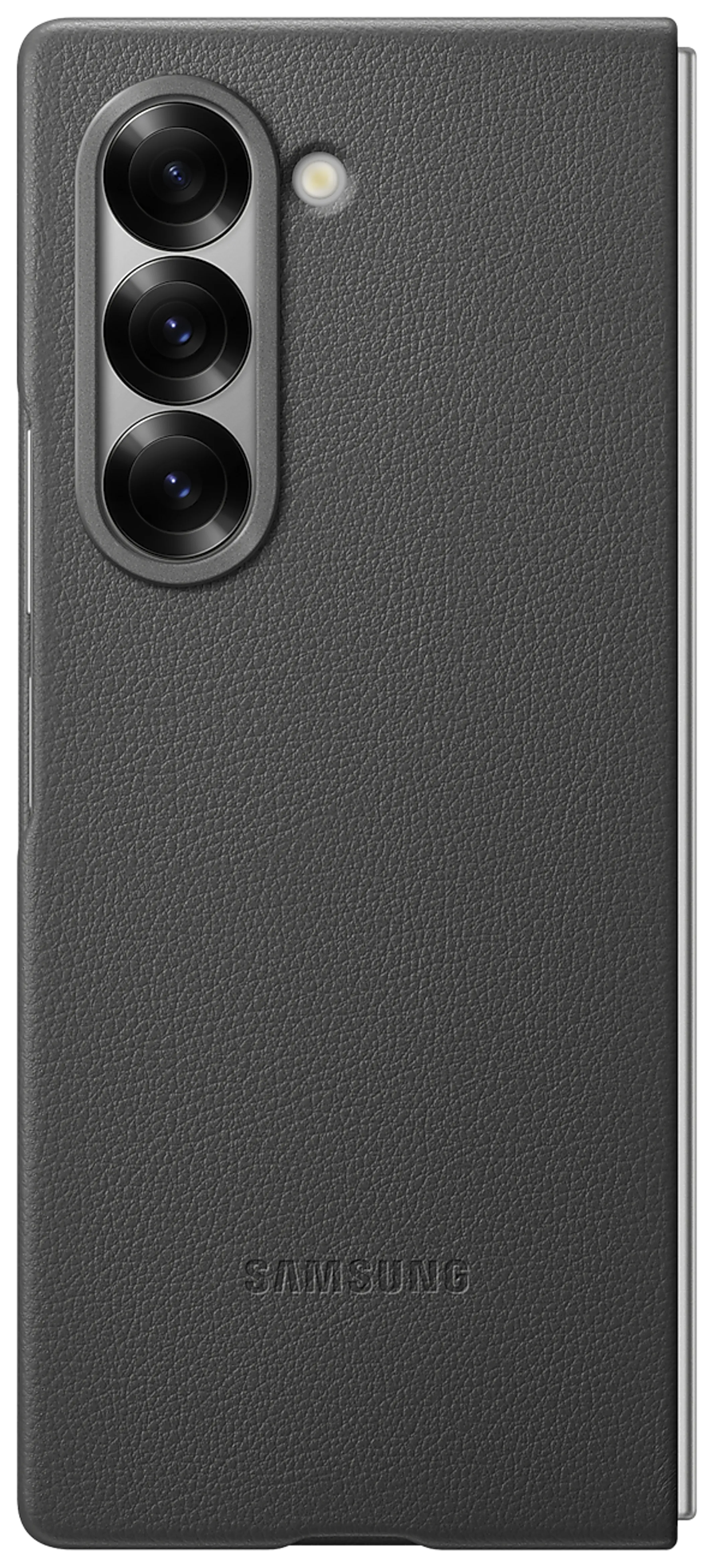 Samsung Coque en cuir pour Galaxy Z Fold6 - Grey image