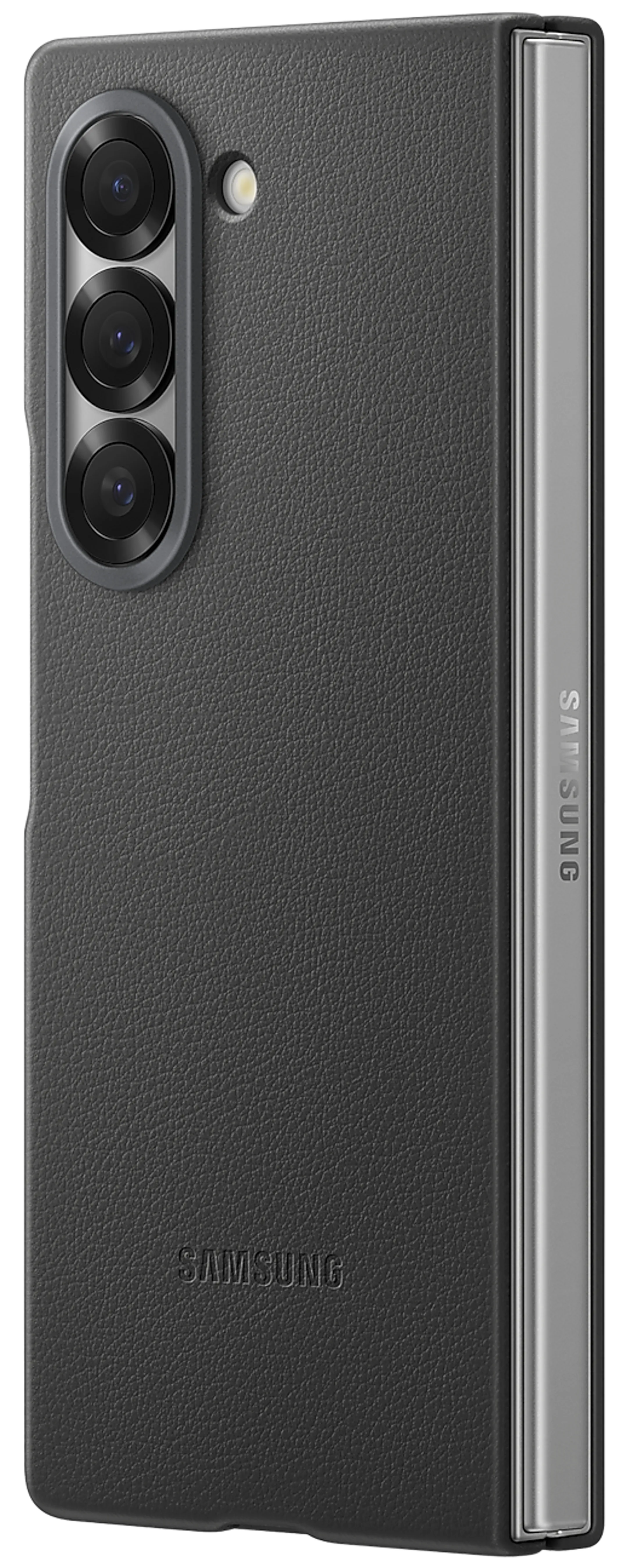 Samsung Coque en cuir pour Galaxy Z Fold6 - Grey image