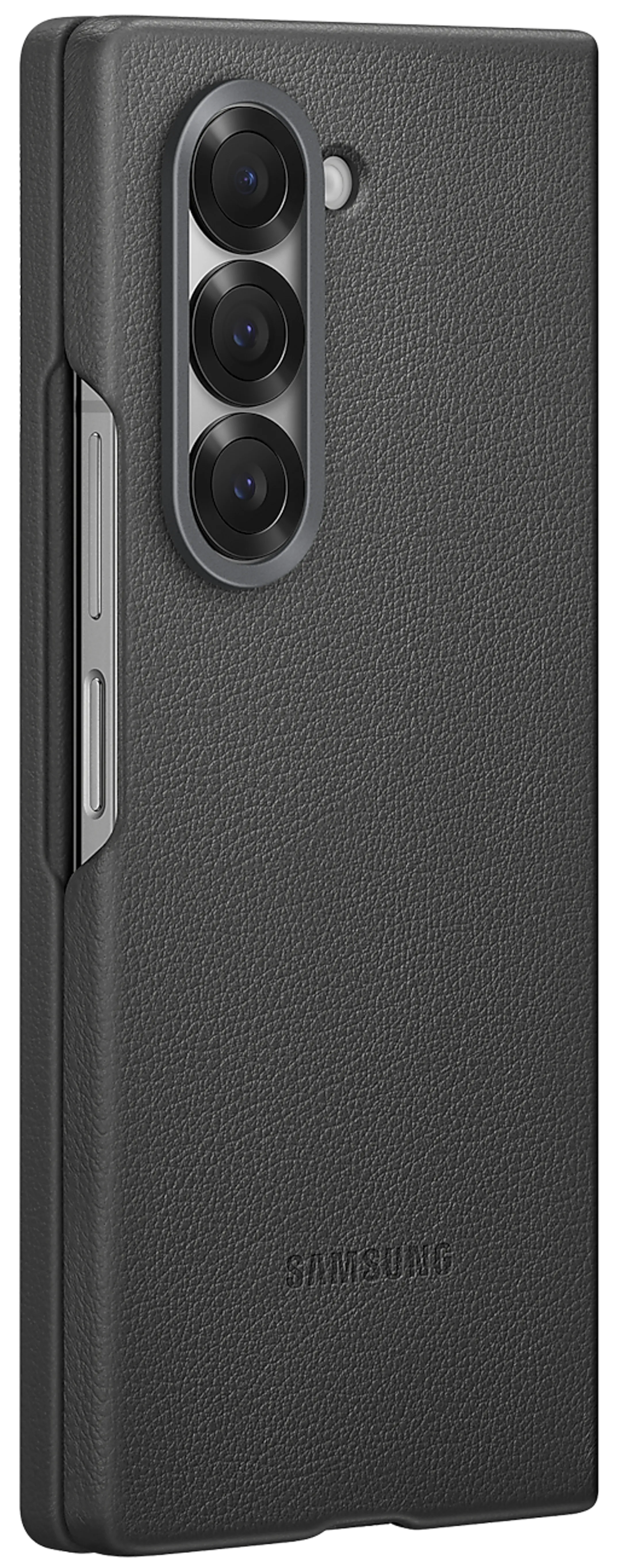 Samsung Coque en cuir pour Galaxy Z Fold6 - Grey image