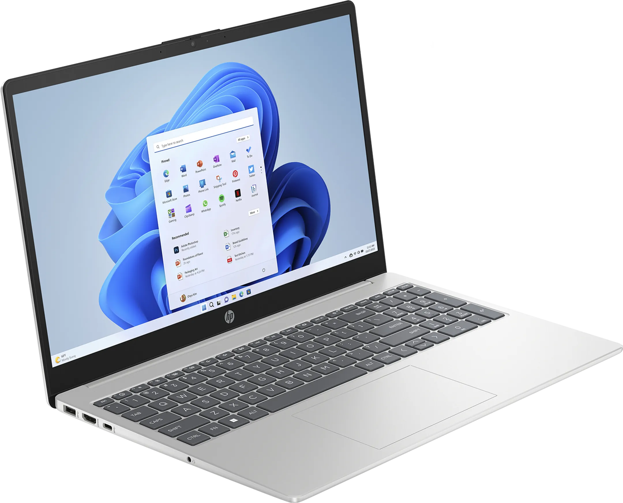 HP Offre groupée 15-fd0063nb + souris sans fil Z3700 + housse noire/mauve image