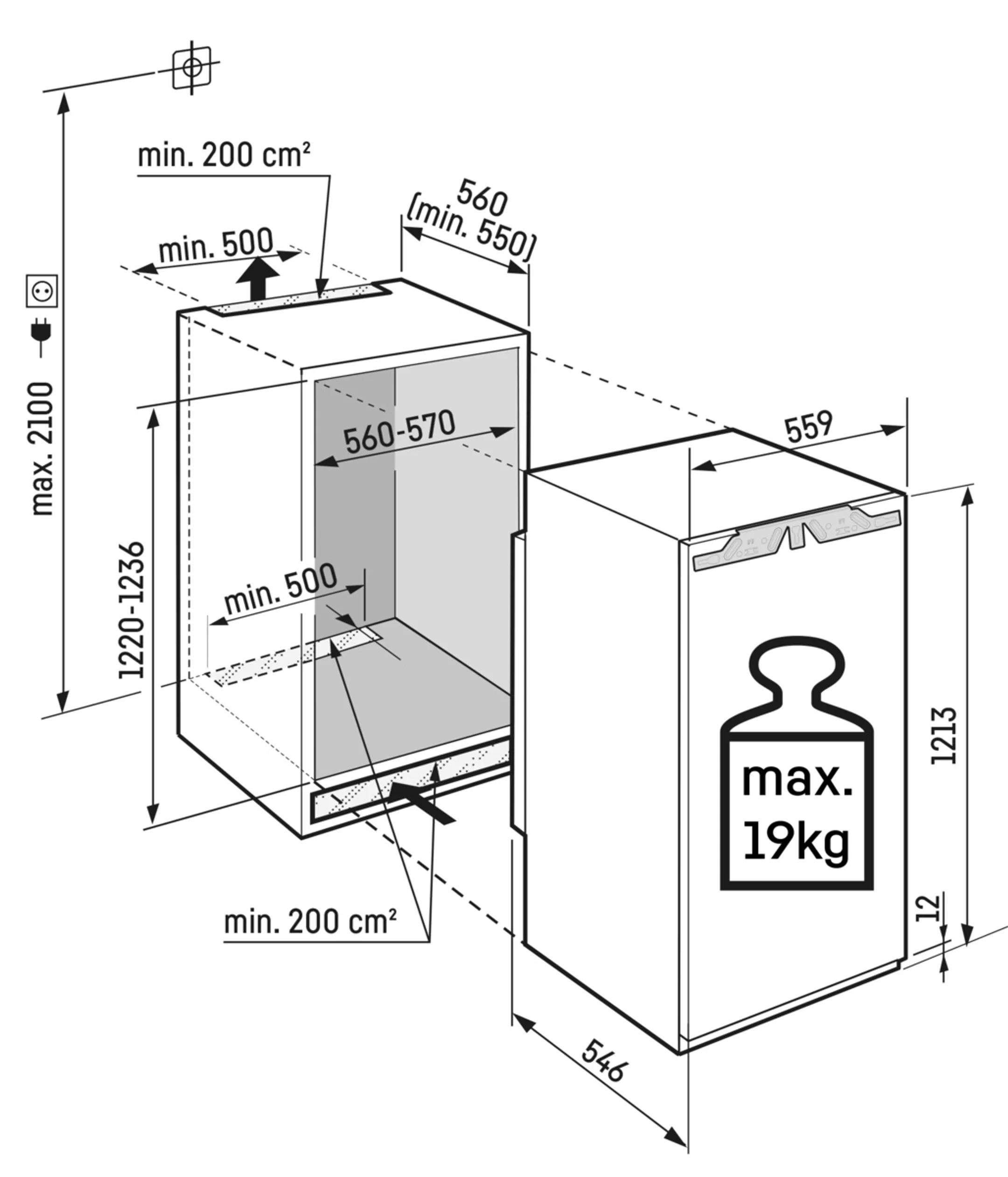 Liebherr Inbouw koelkast IRBbi 4170 Peak image