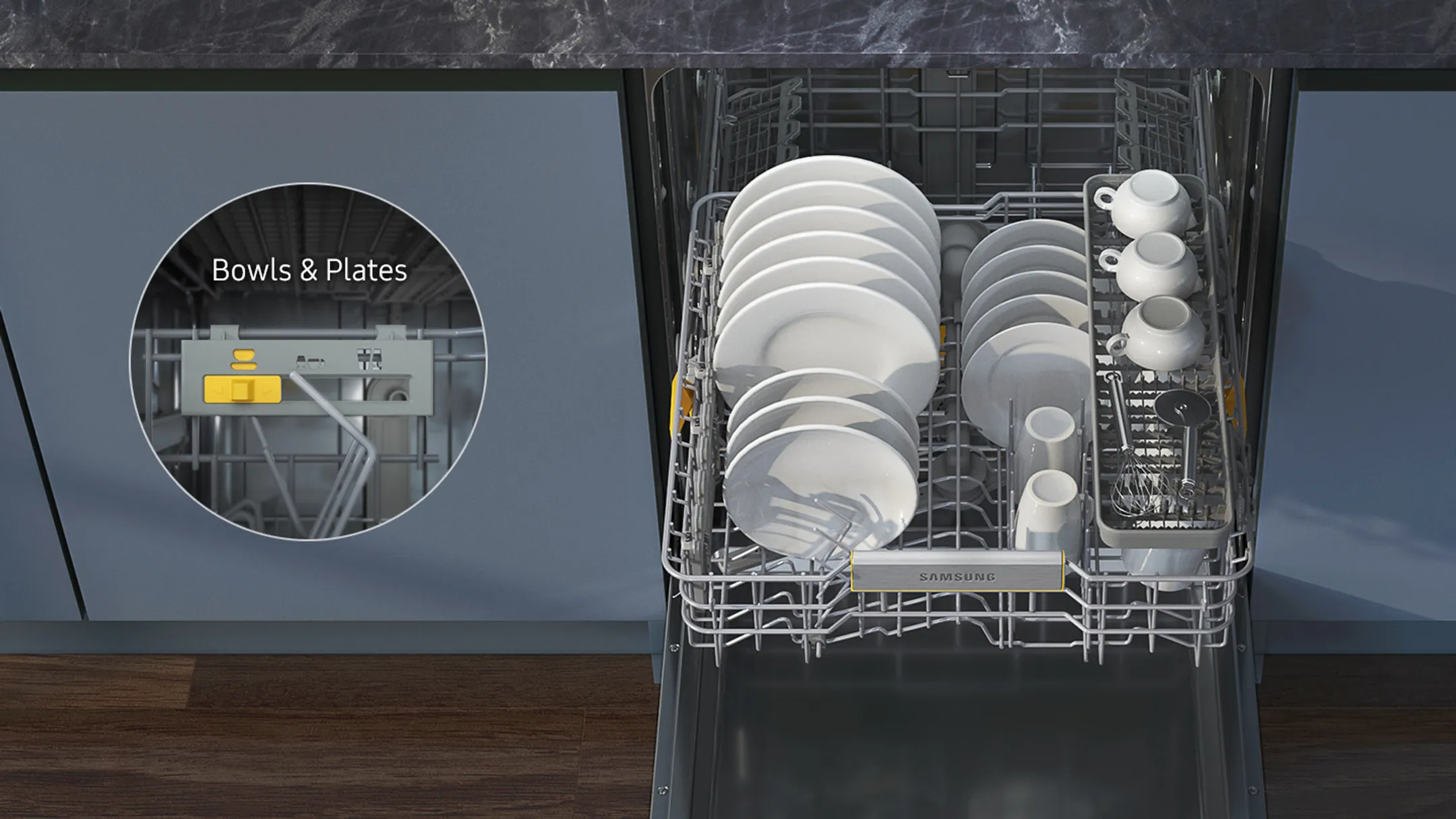 Samsung Inbouw vaatwasser DW60BG730B00ET image