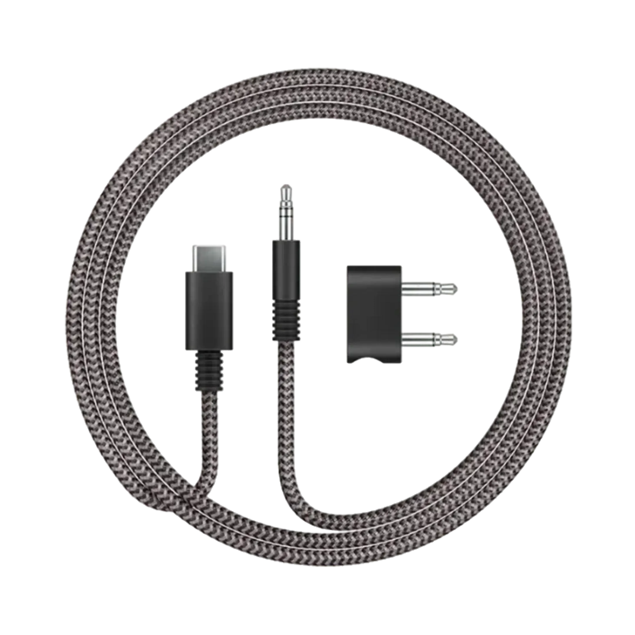 Bundle product Aux-kabel en vliegtuigadapter