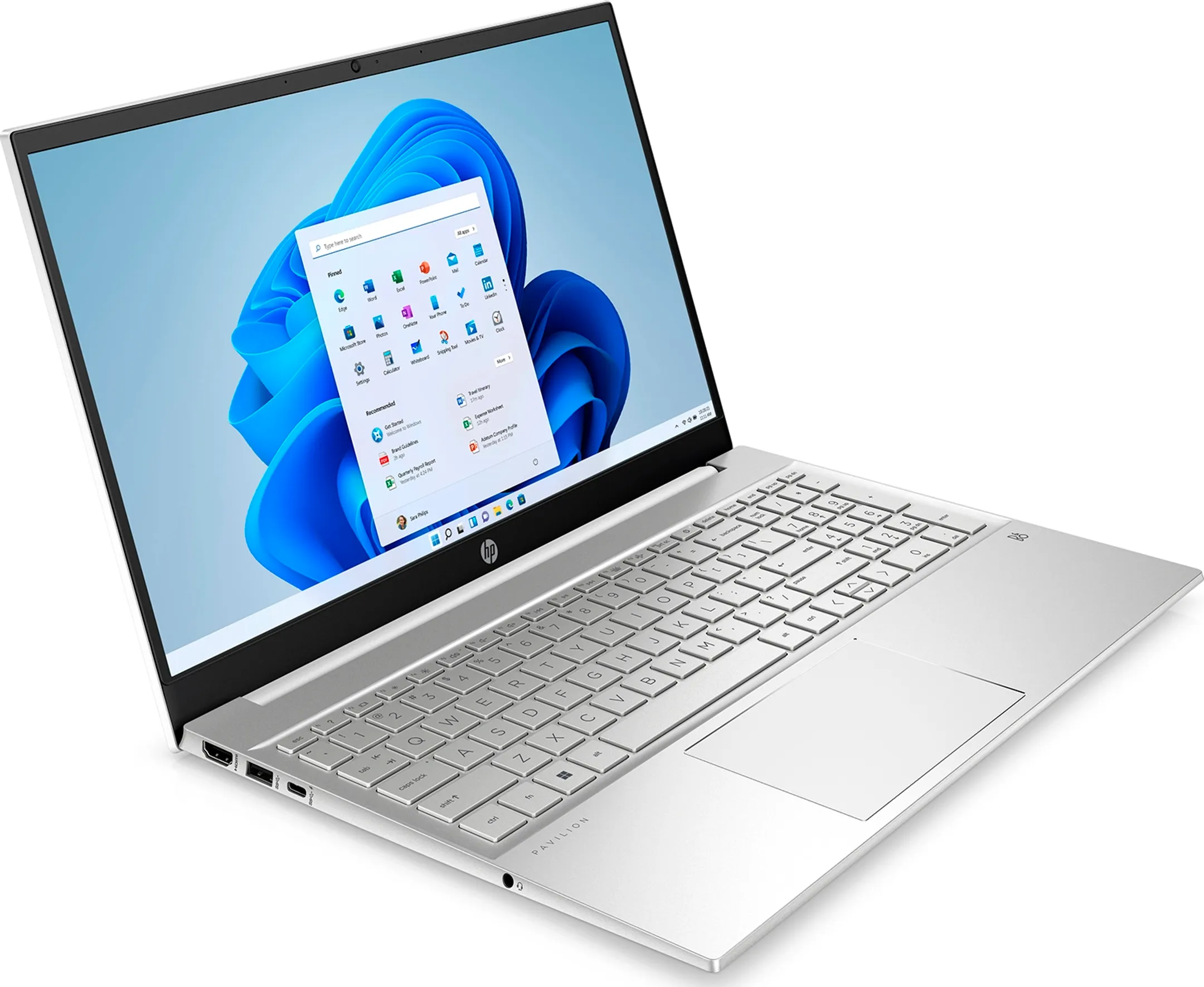 HP Bundel 15-eg2061nb + Wireless muis Z3700 + zwart/paarse sleeve image