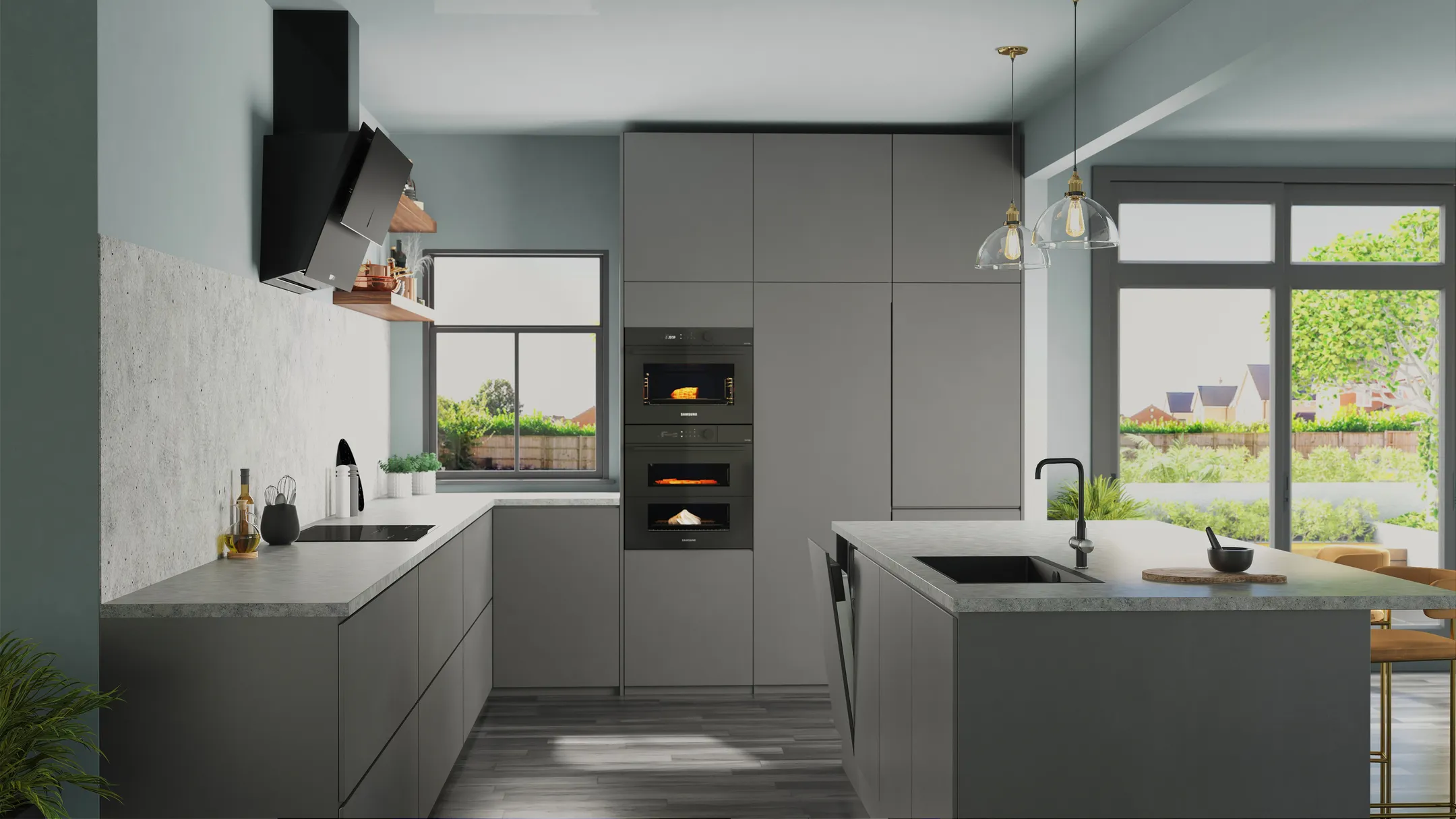 Samsung Microgolfoven NQ5B5763DBK/U1 image